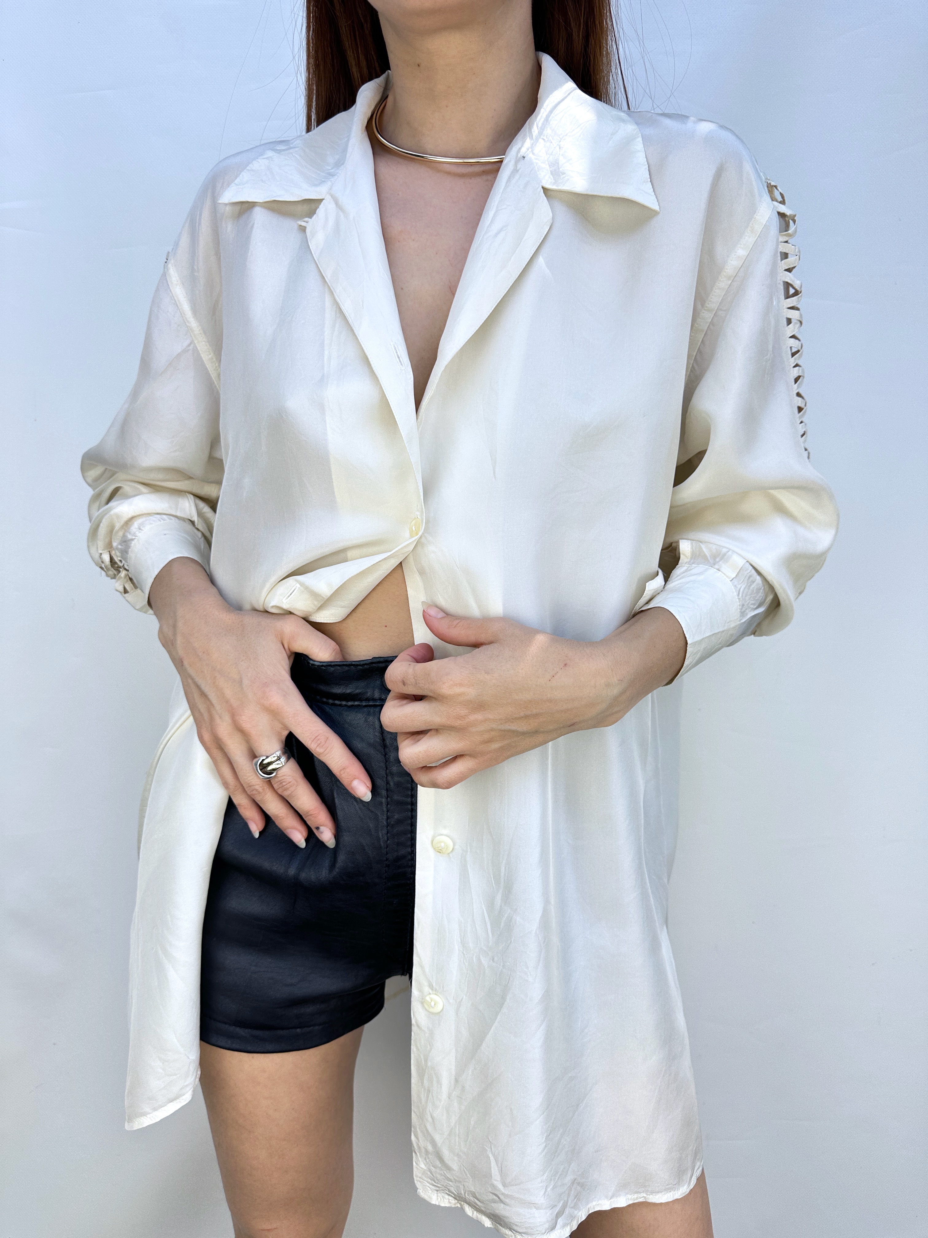 BLUSA SEDA VINTAGE I M-L 2