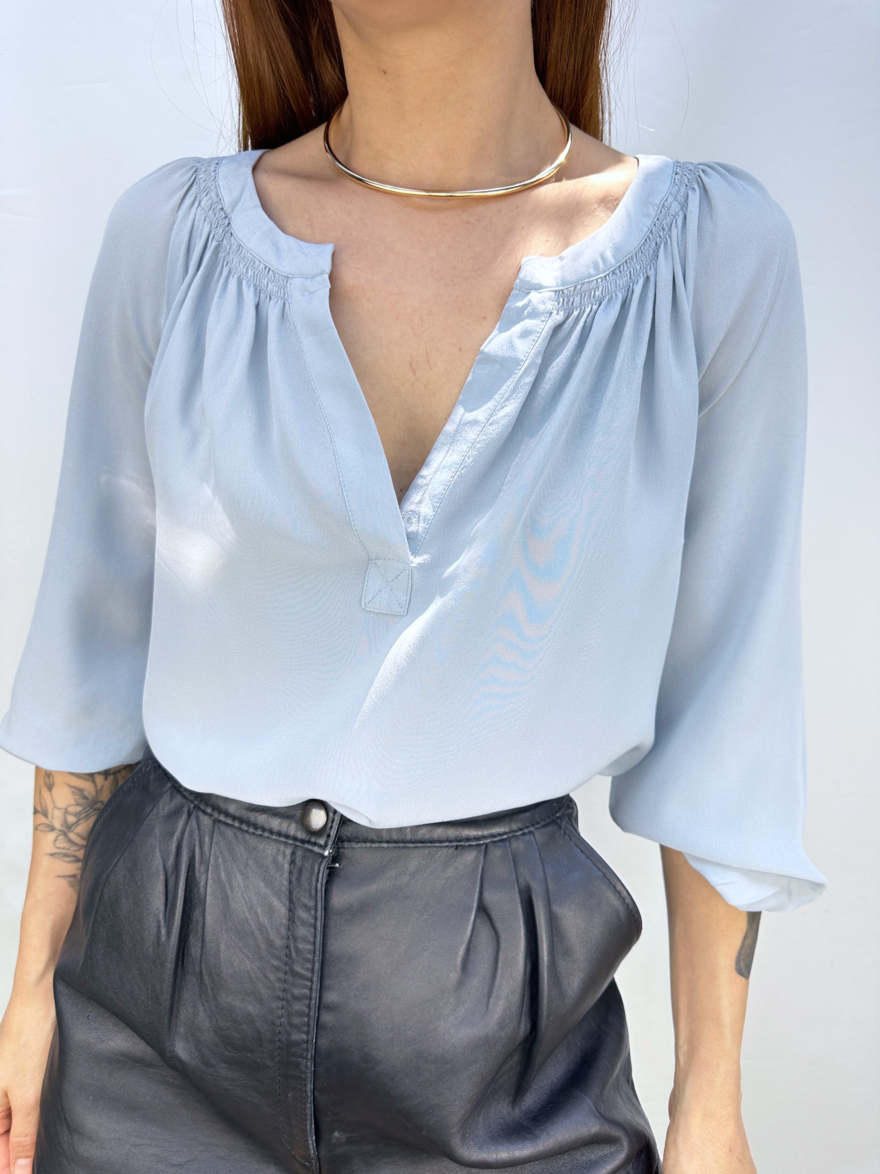 POLERA SEDA CELESTE I S-M 3