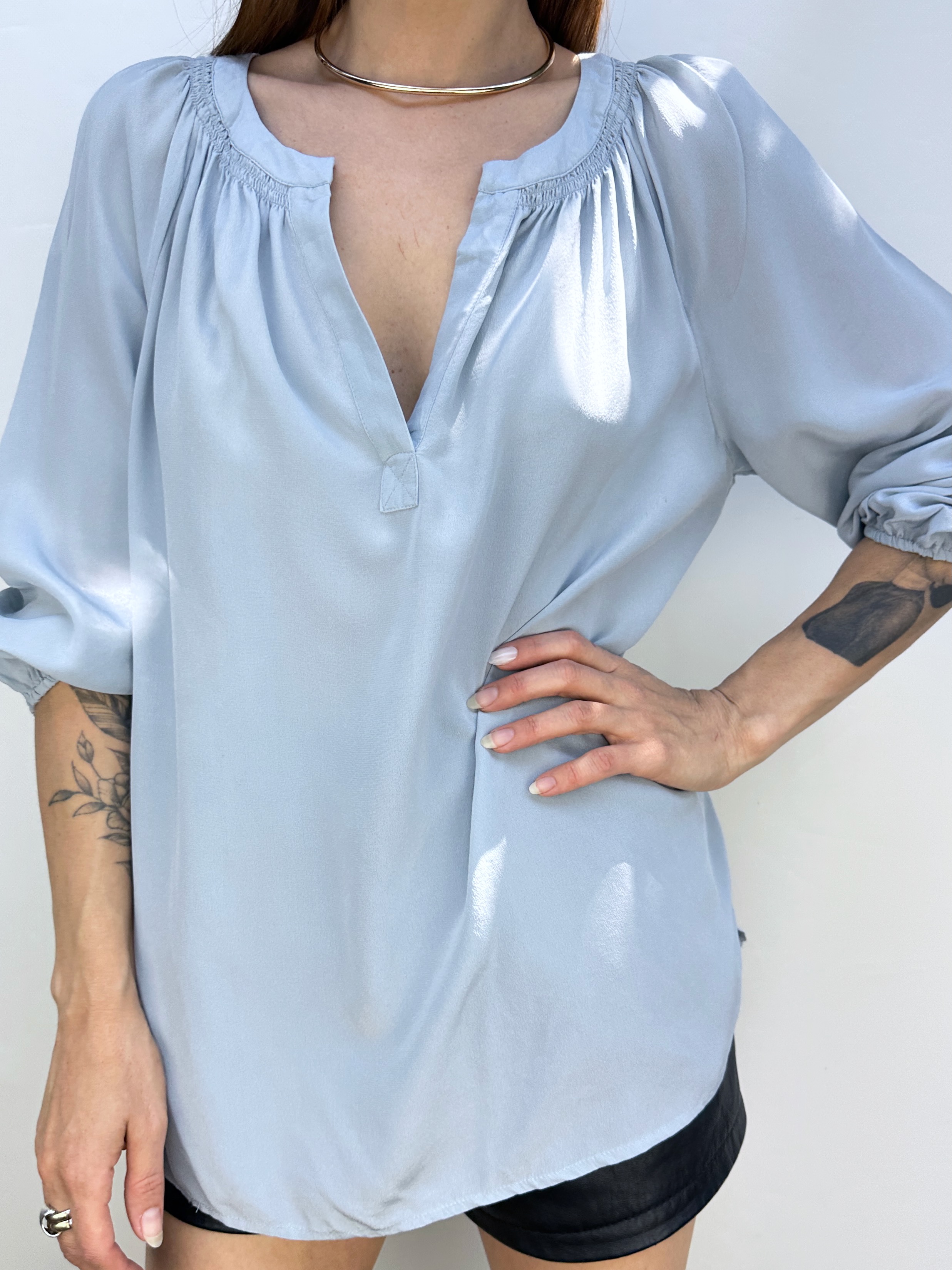 POLERA SEDA CELESTE I S-M 4