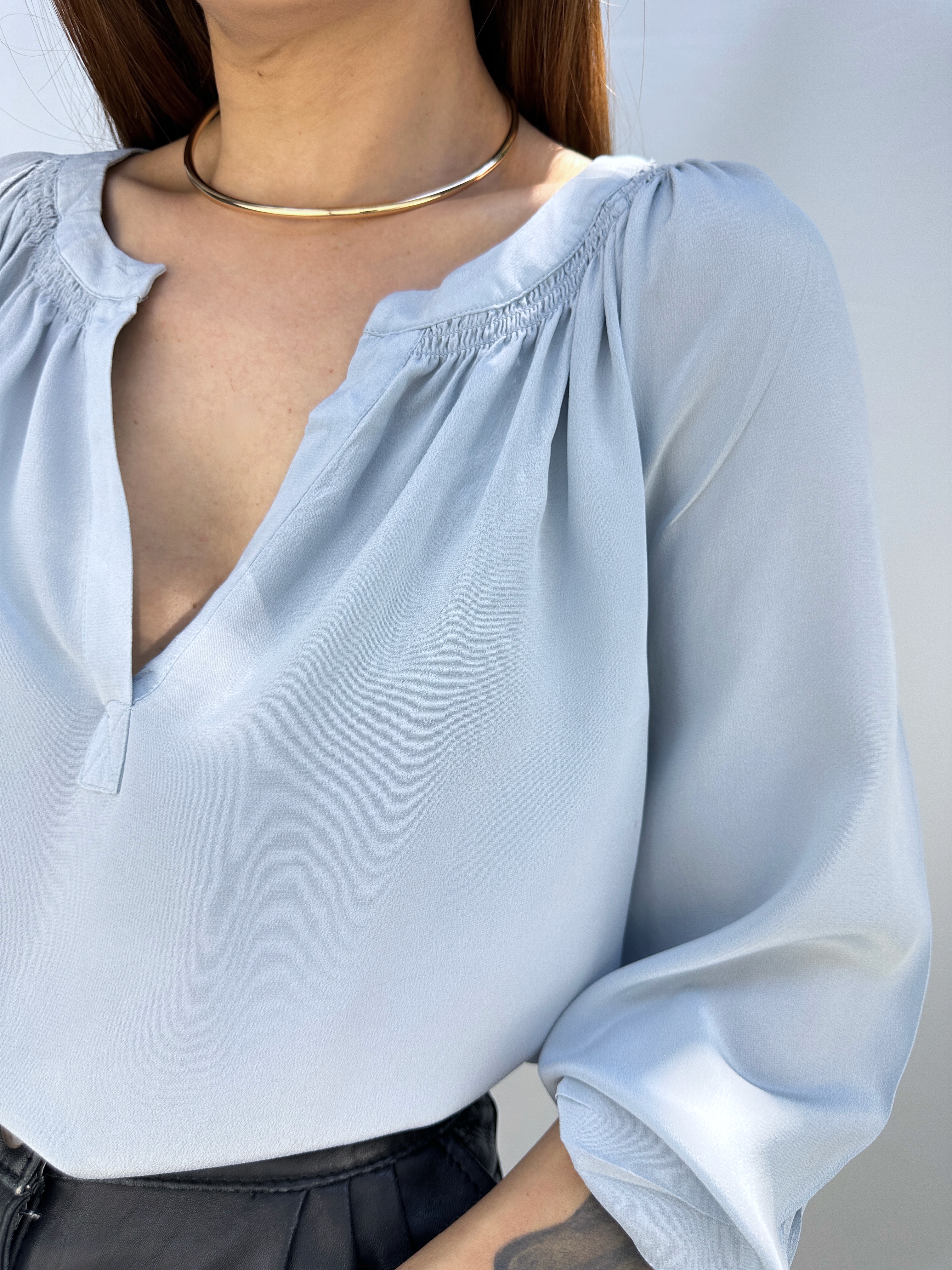 POLERA SEDA CELESTE I S-M 5