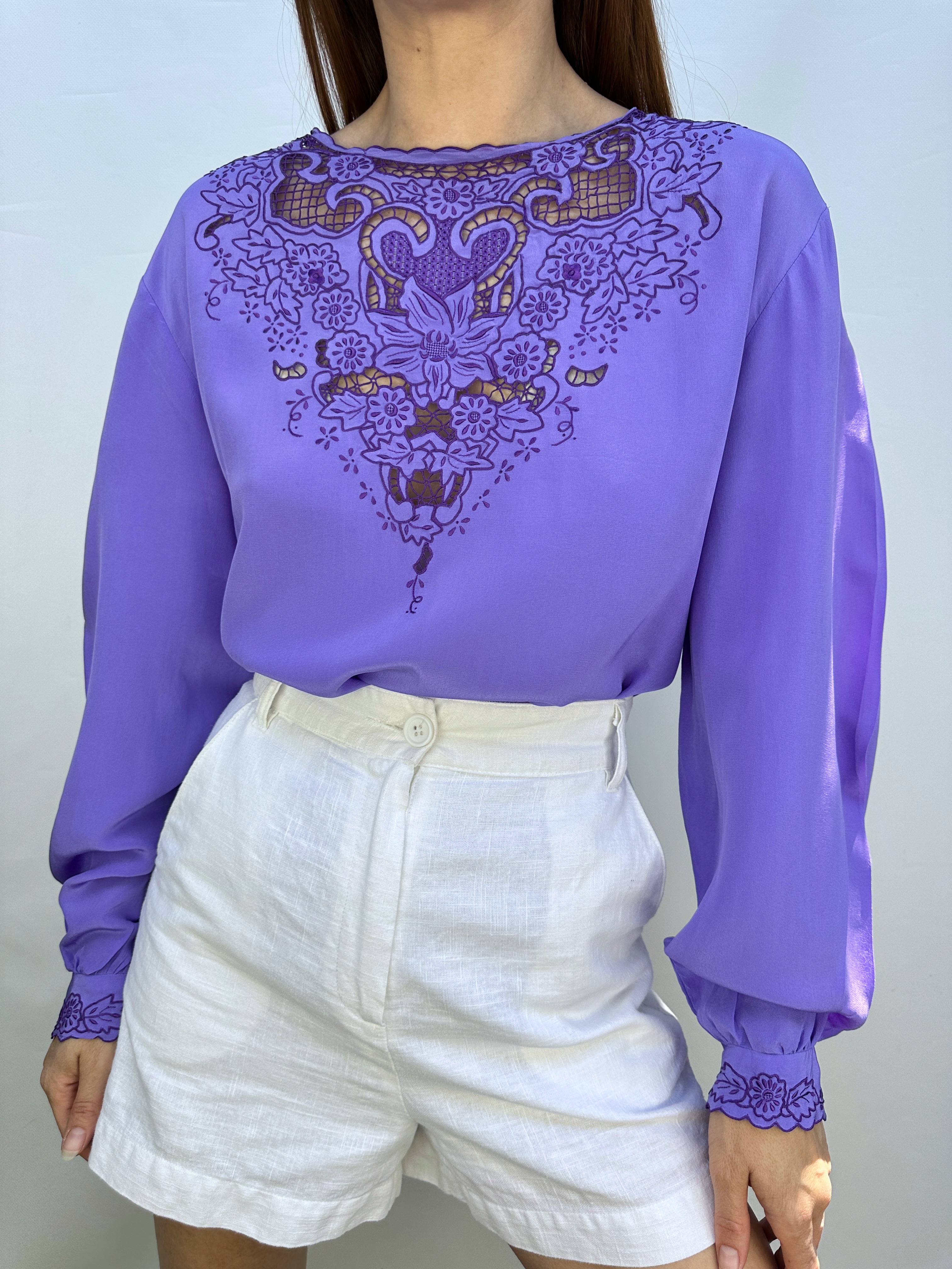 POLERA SEDA BORDADA I L-XL 6