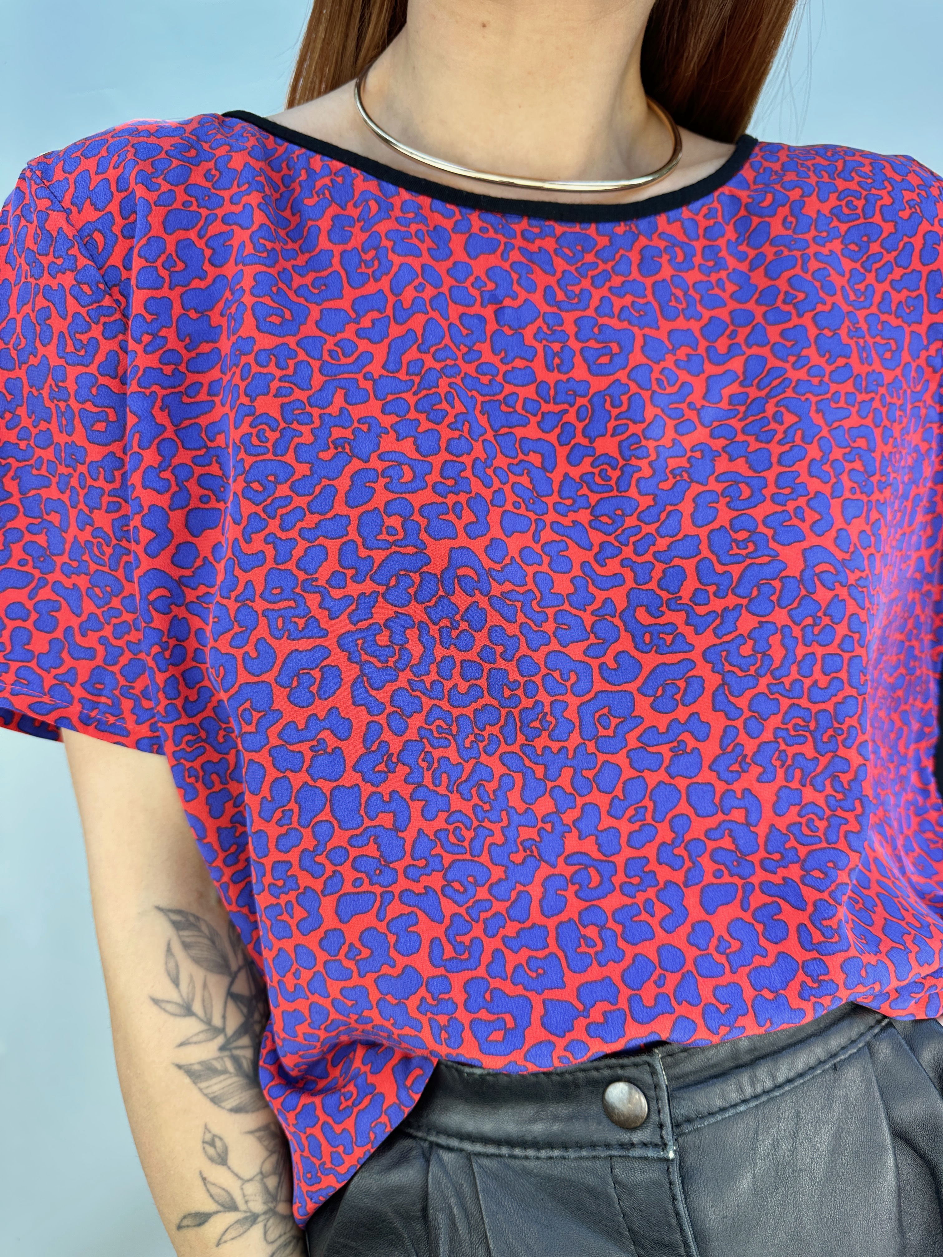 POLERA SEDA ANIMAL PRINT I M 5