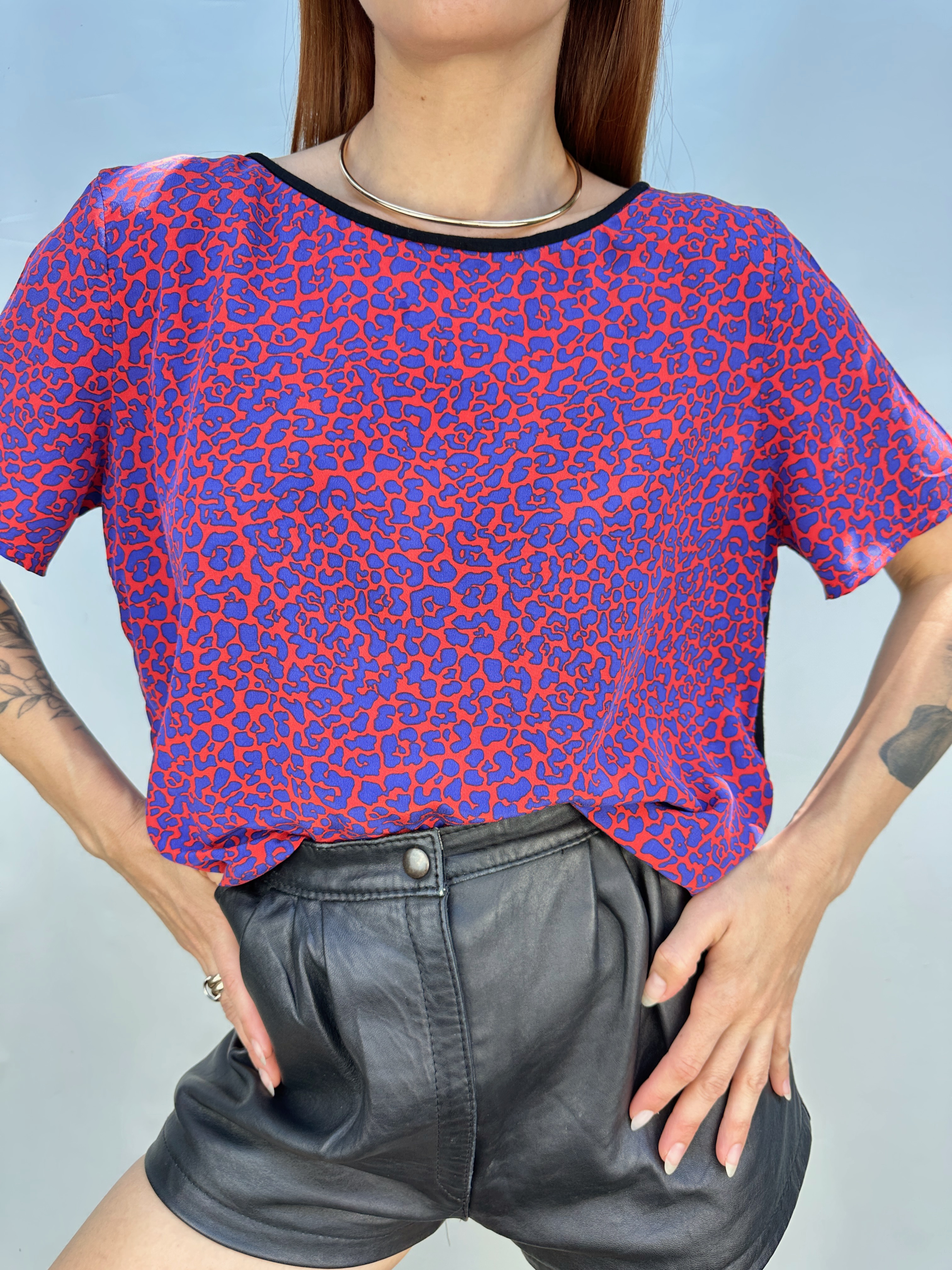 POLERA SEDA ANIMAL PRINT I M 1