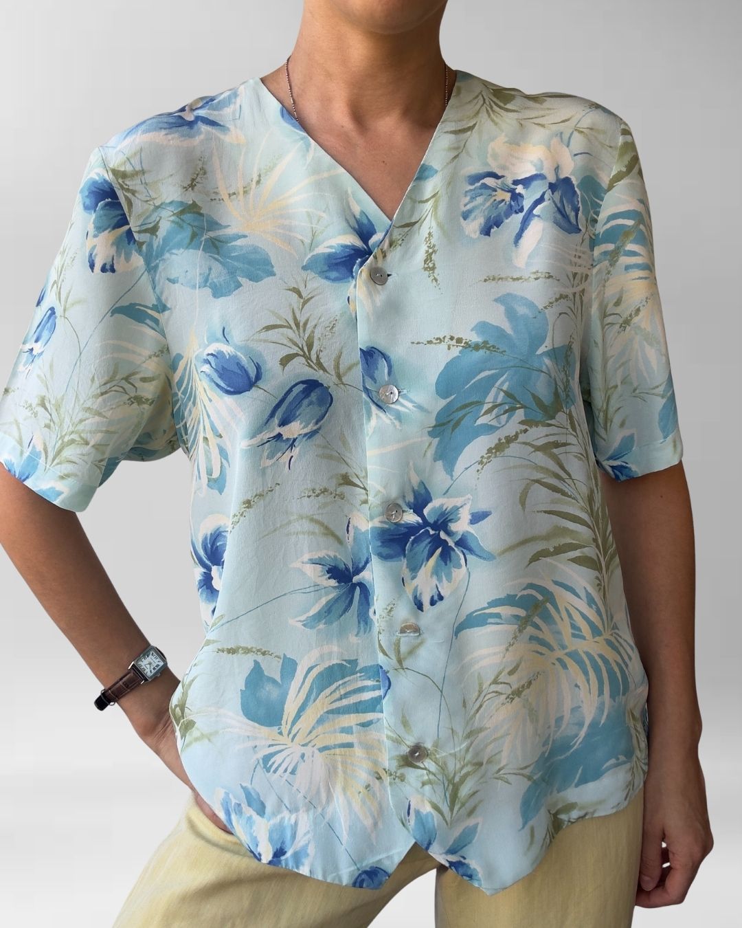 BLUSA SEDA VINTAGE | M-L 5