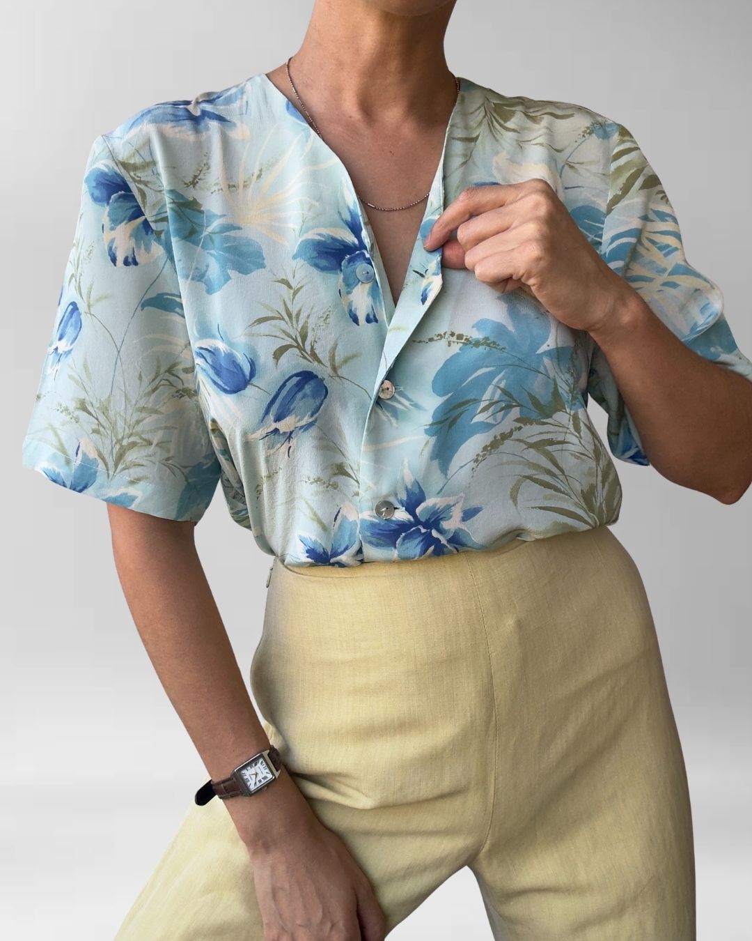 BLUSA SEDA VINTAGE | M-L 3