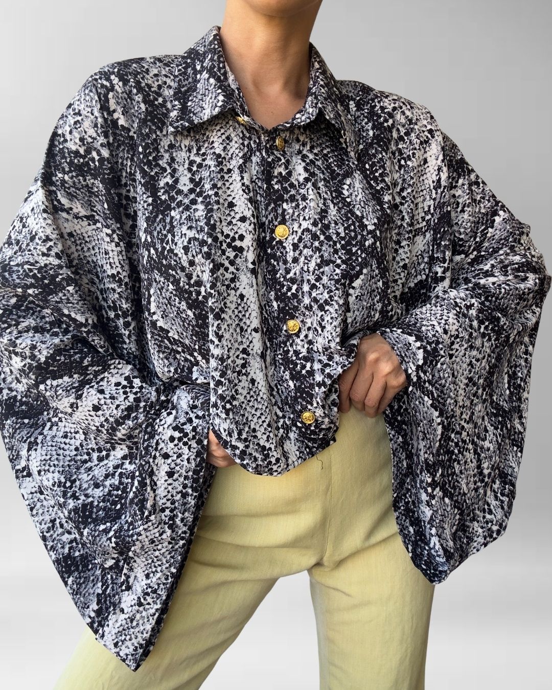 BLUSA O SOBRECAMISA ANIMAL PRINT | L-2XL 4