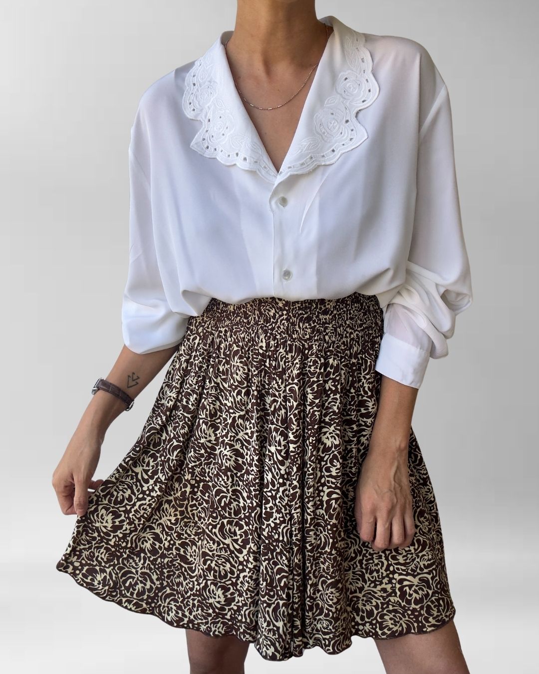 BLUSA VINTAGE MUY BLANCA | L-3XL 3