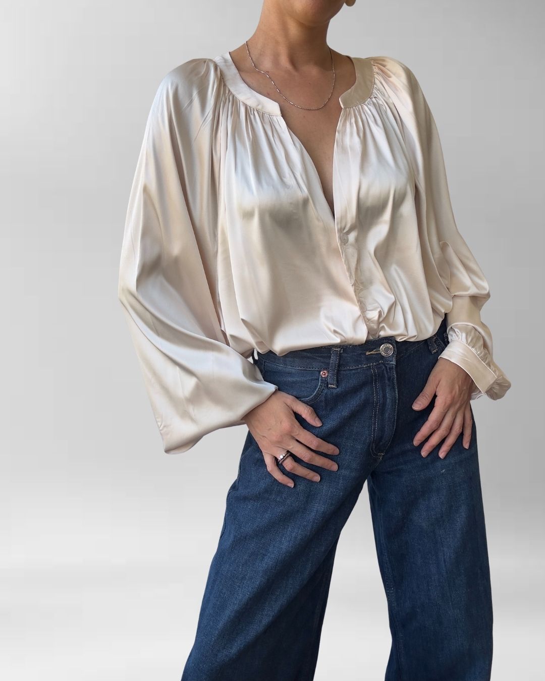 BLUSA SATINADA | XL-2XL 3