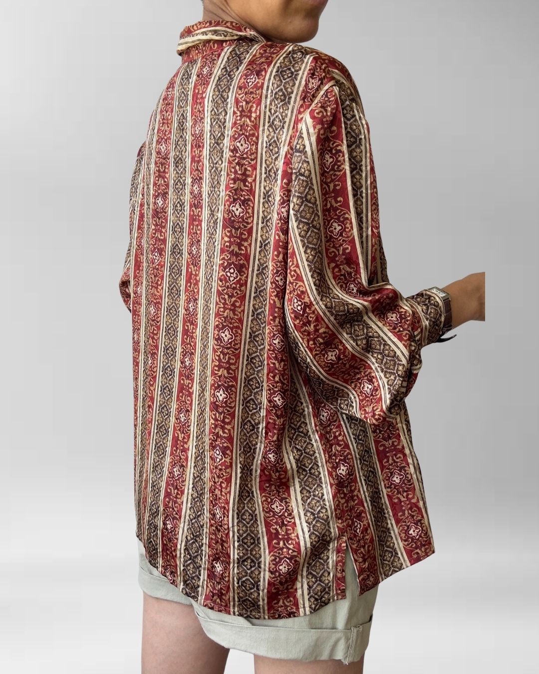 BLUSA VINTAGE ESTAMPADO MORO | M-L 6