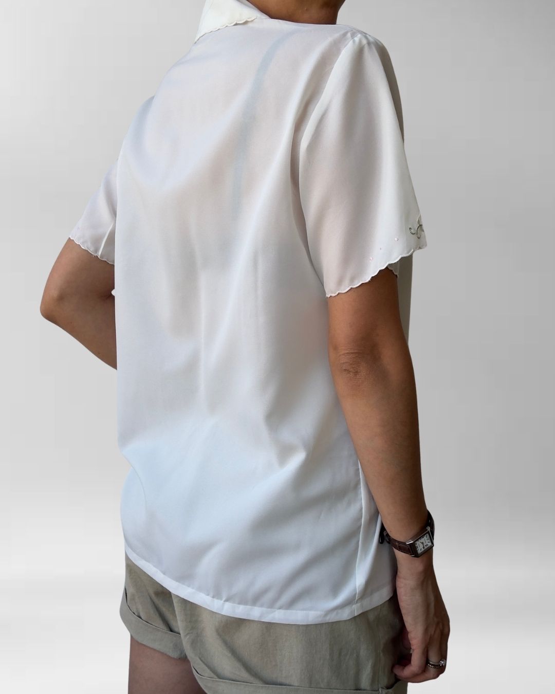 BLUSA VINTAGE BORDADA  | M 3