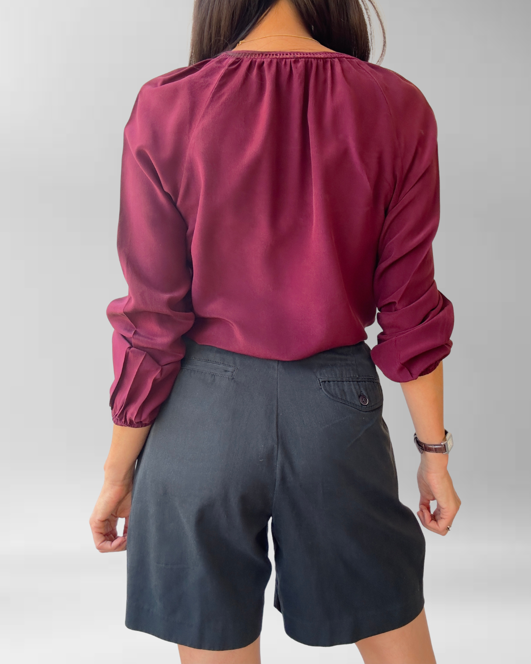 POLERA BURDEO SEDA | S 3