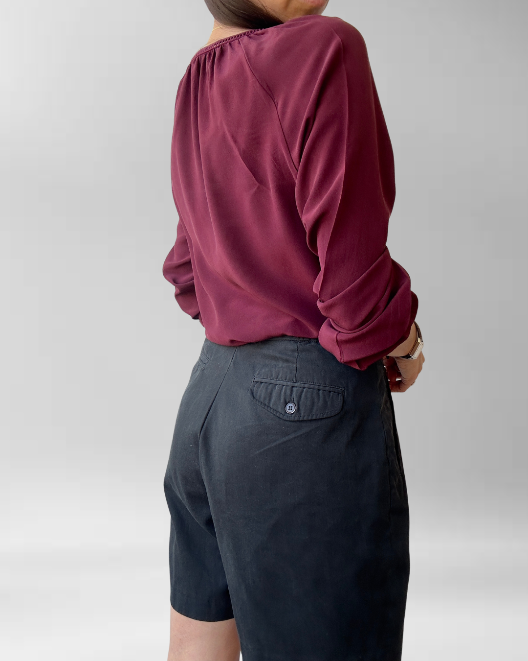 POLERA BURDEO SEDA | S 4