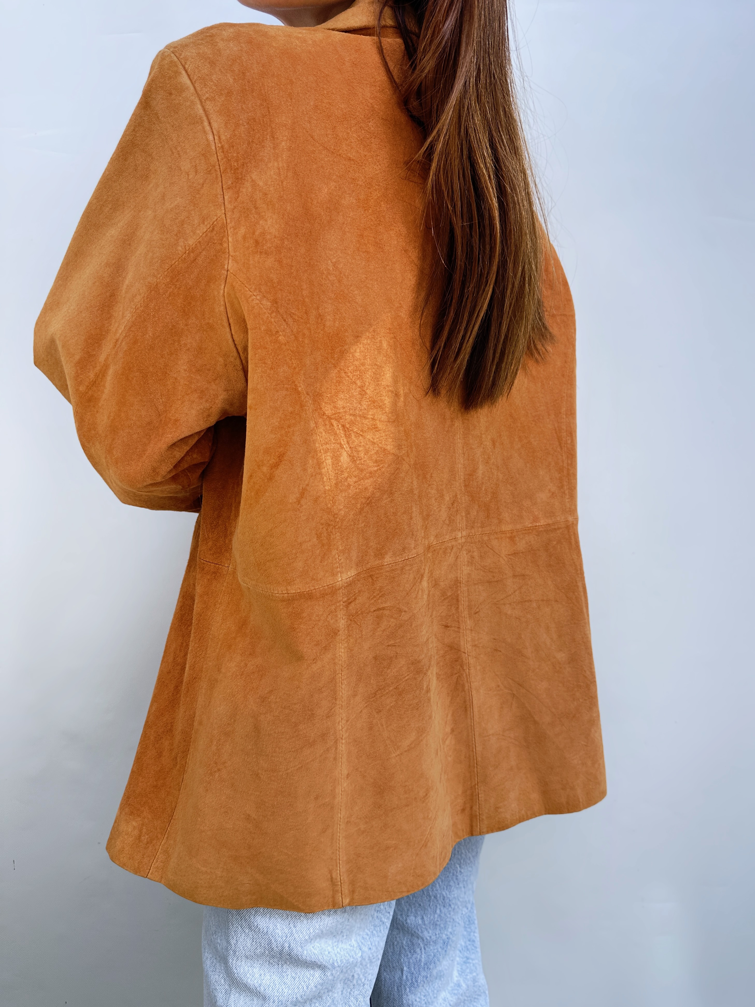 CHAQUETA GAMUZA TERRACOTA I XL-2XL 3