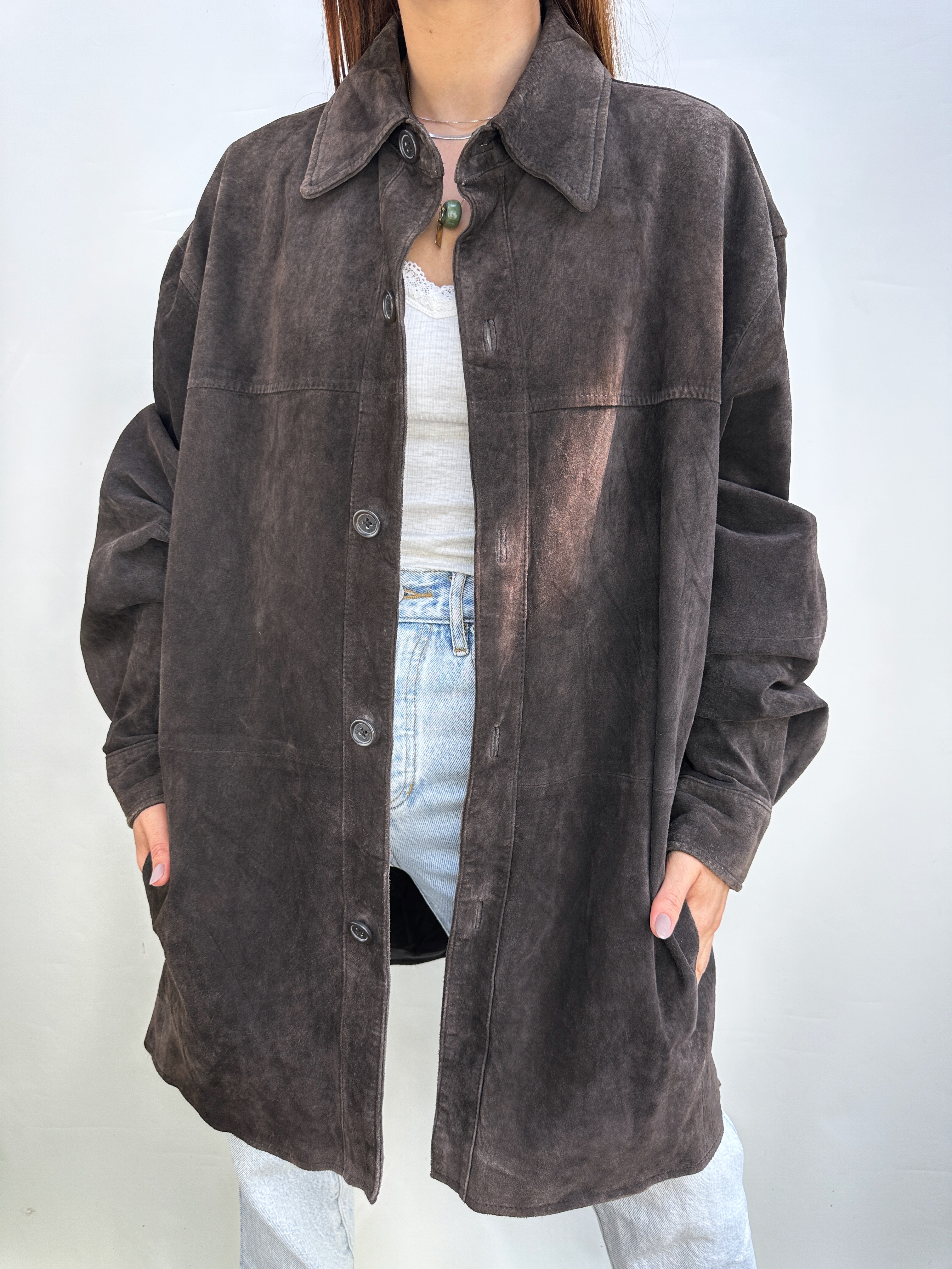 CHAQUETA GAMUZA CAFÉ I L-2XL 4