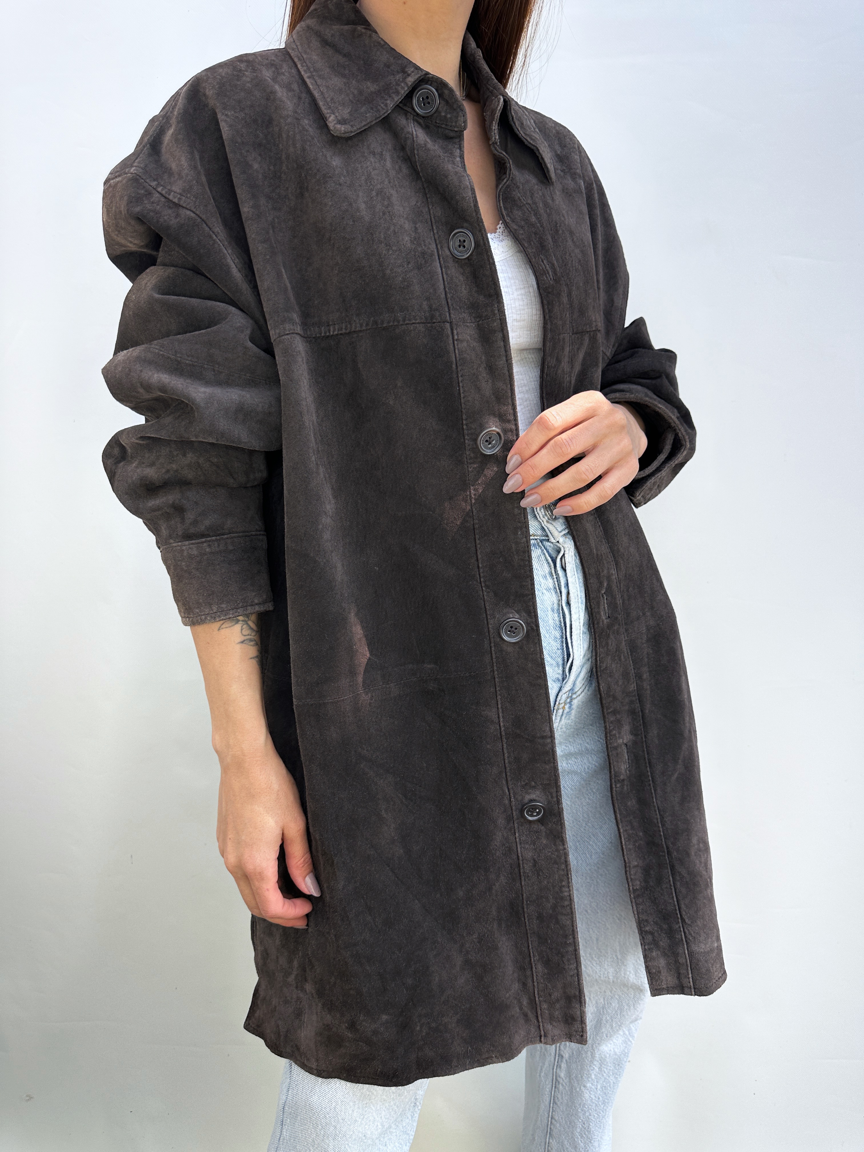 CHAQUETA GAMUZA CAFÉ I L-2XL 6