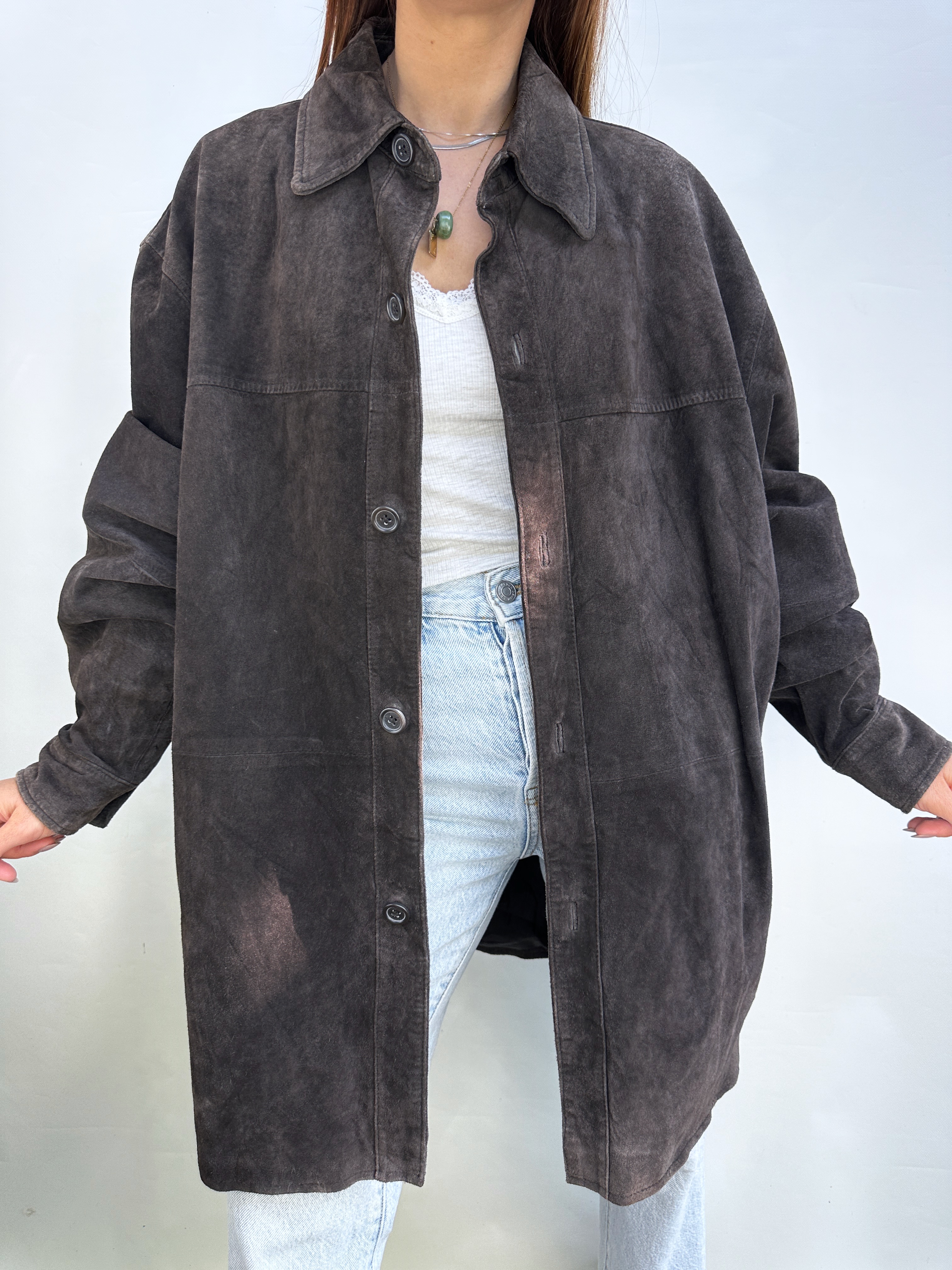 CHAQUETA GAMUZA CAFÉ I L-2XL 7