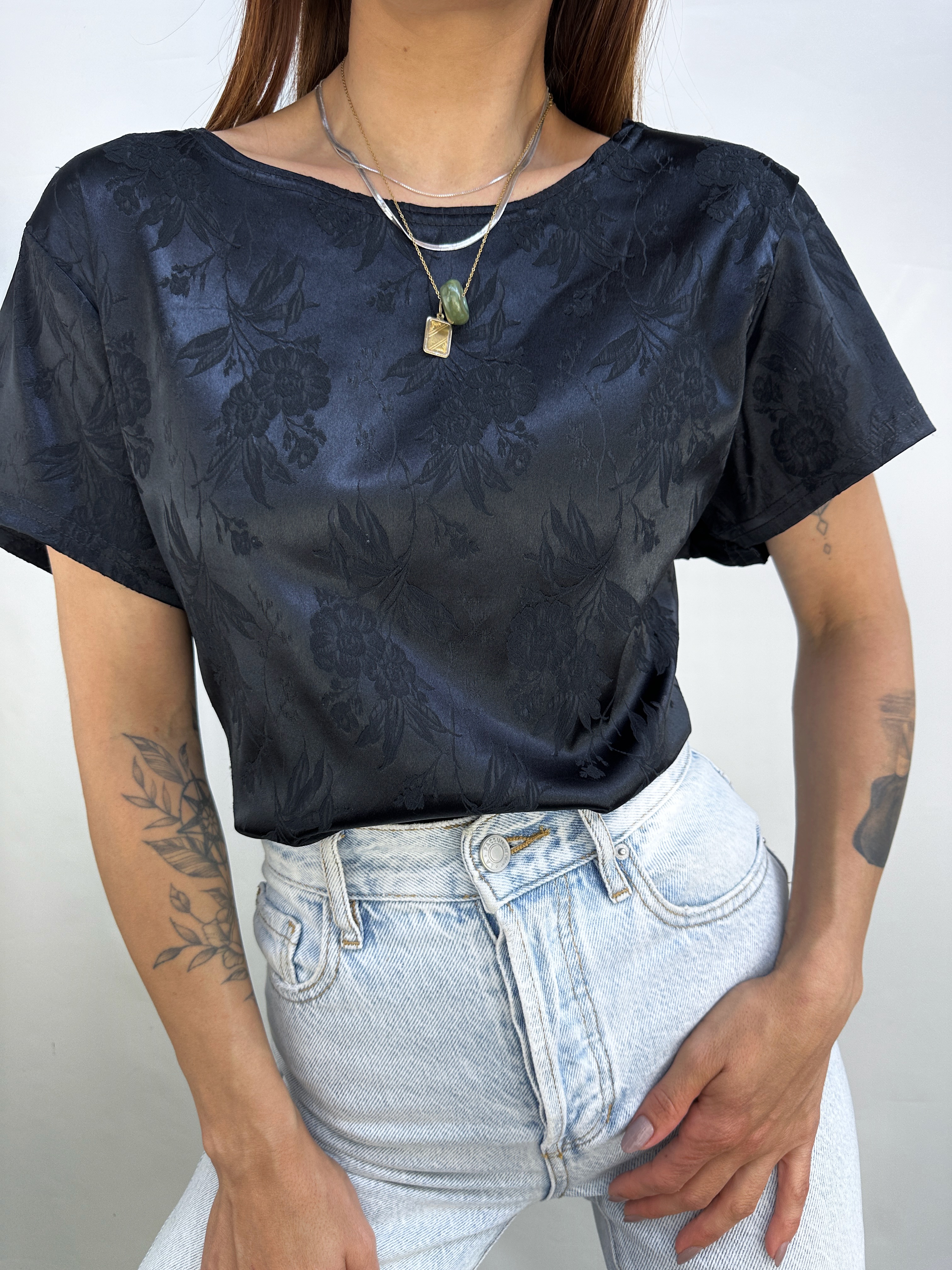 POLERA TELA BROCADA I M-L 4