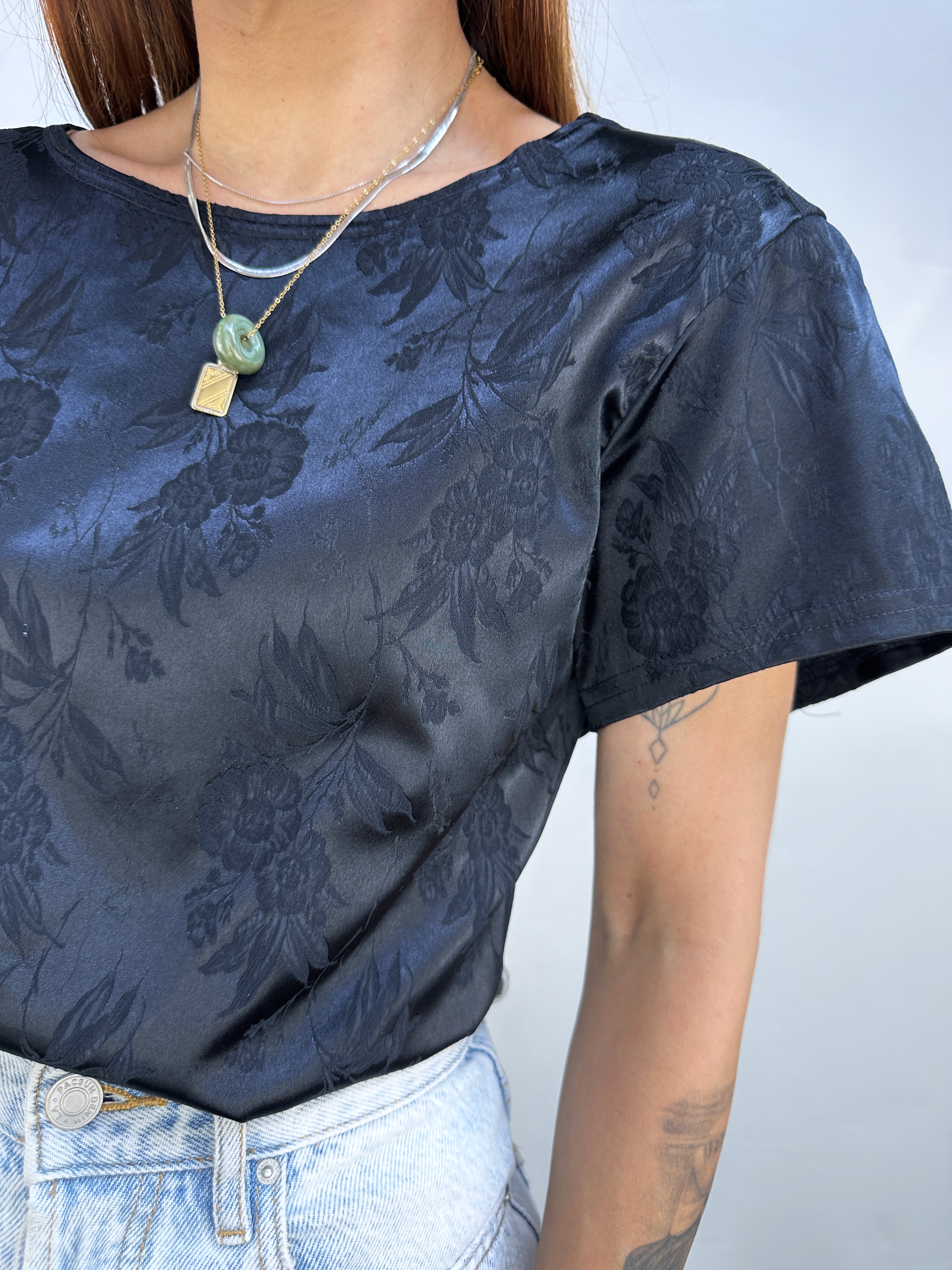 POLERA TELA BROCADA I M-L 2