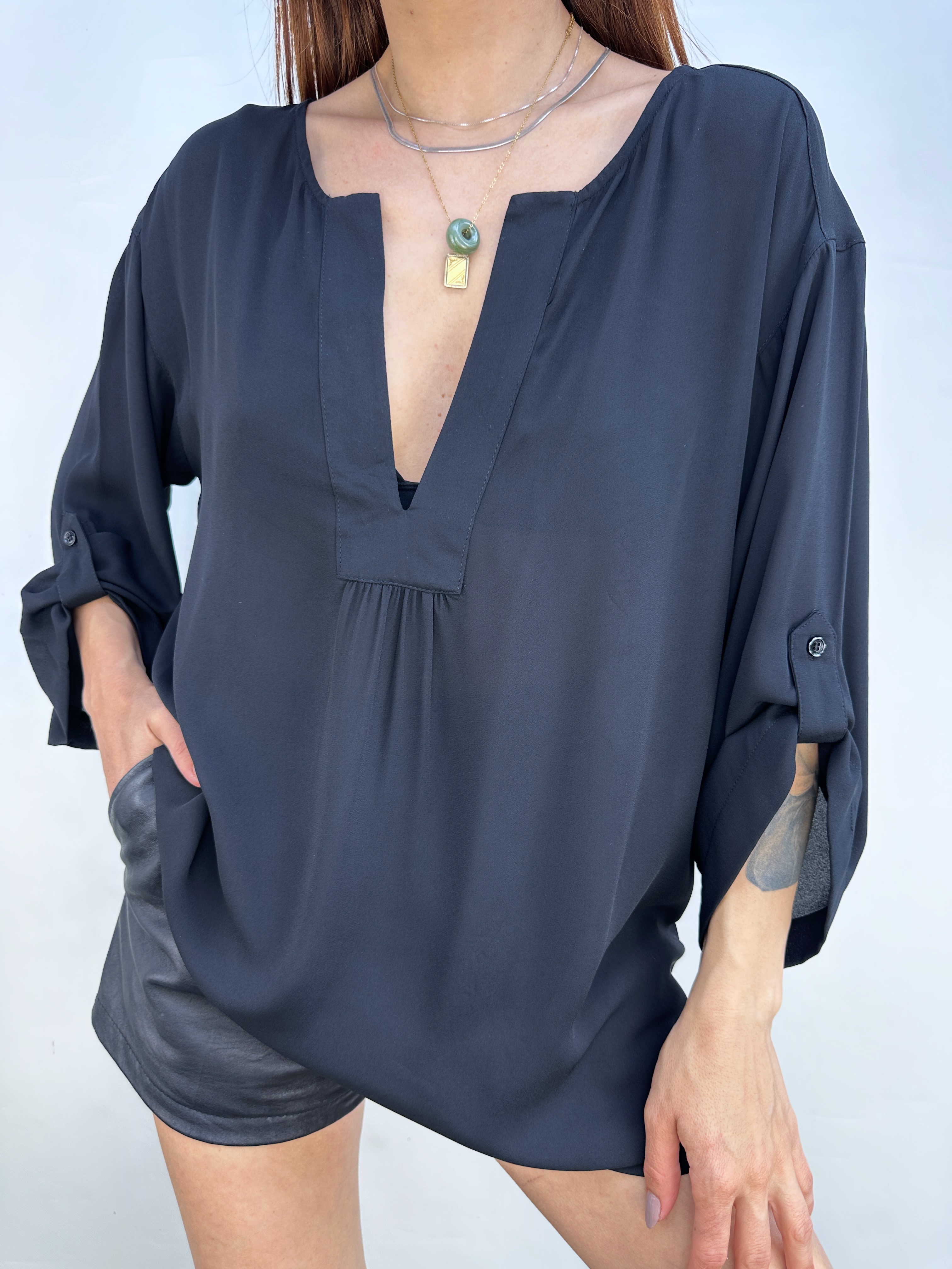 POLERA NEGRA I M-L 1