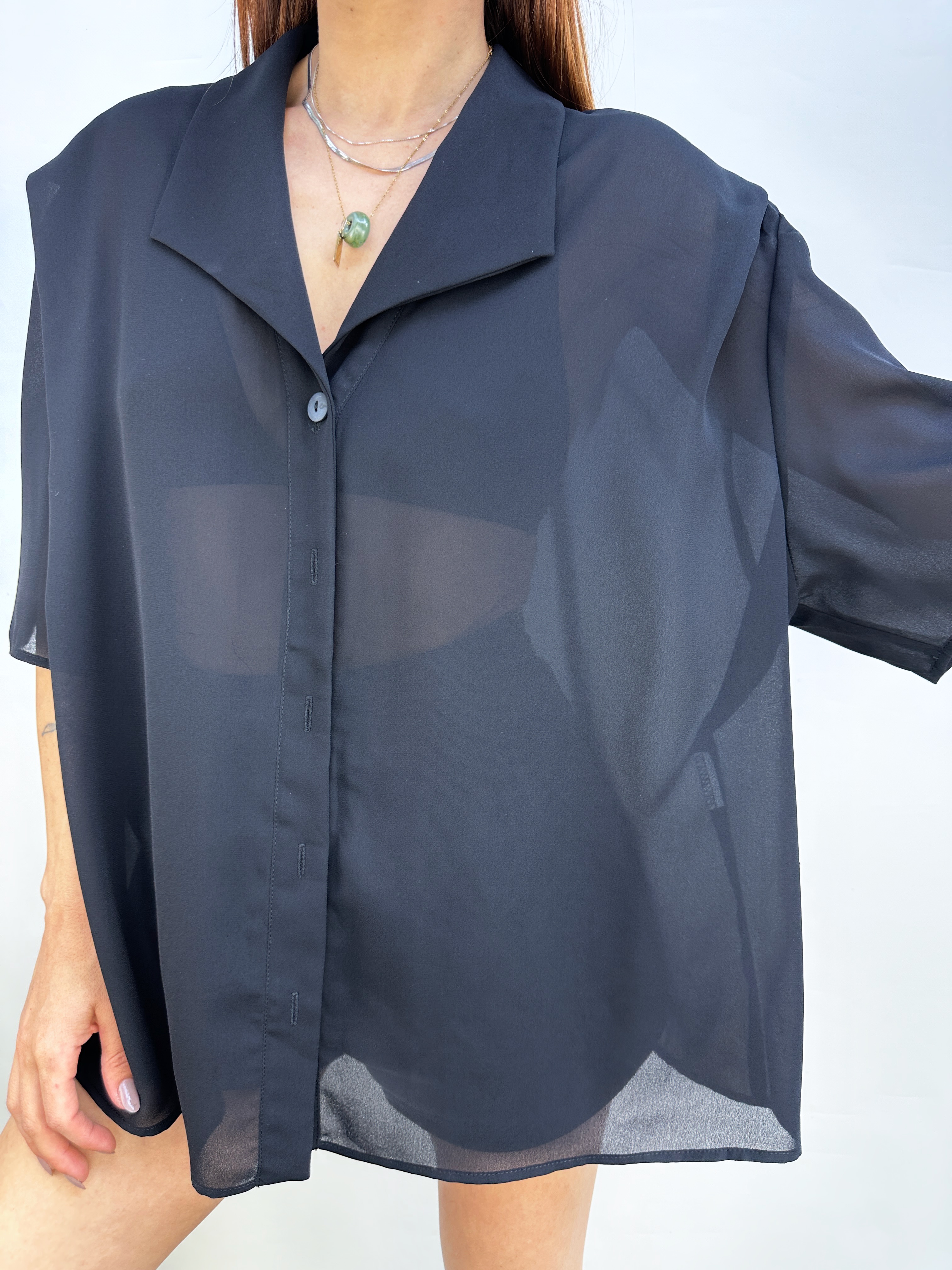 BLUSA VINTAGE NEGRA I XL-3XL 3