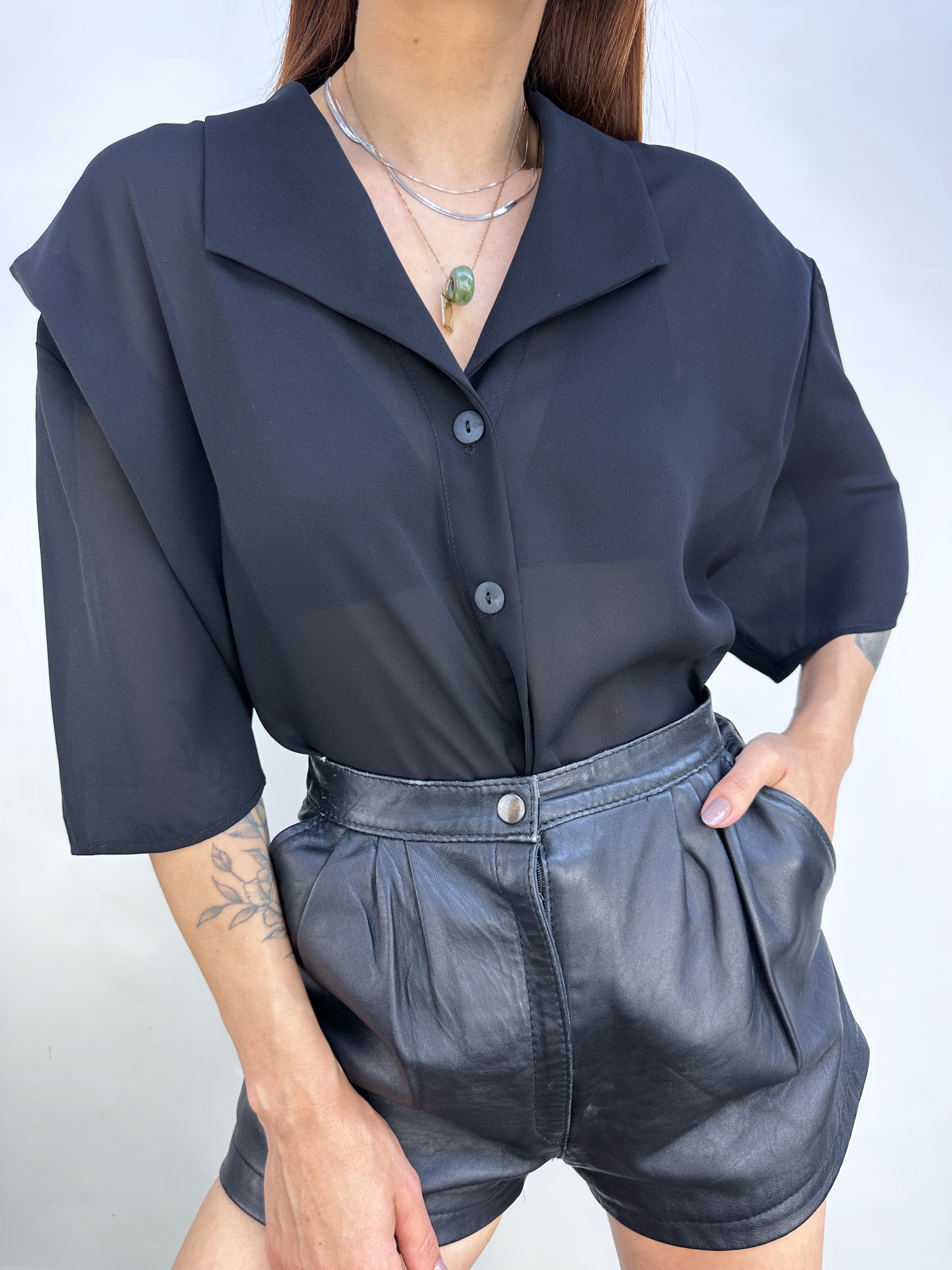 BLUSA VINTAGE NEGRA I XL-3XL 5