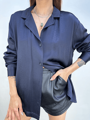 BLUSA NEGRA SATINADA I M