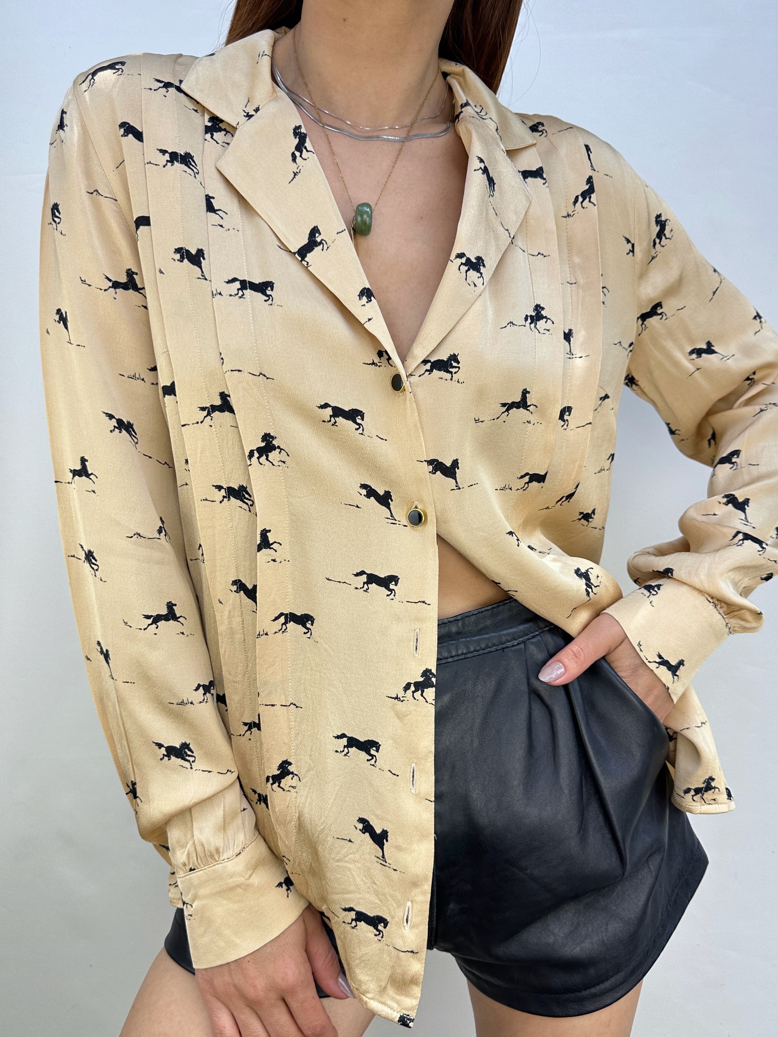 BLUSA ECUESTRE TOPSHOP I XS-S 2