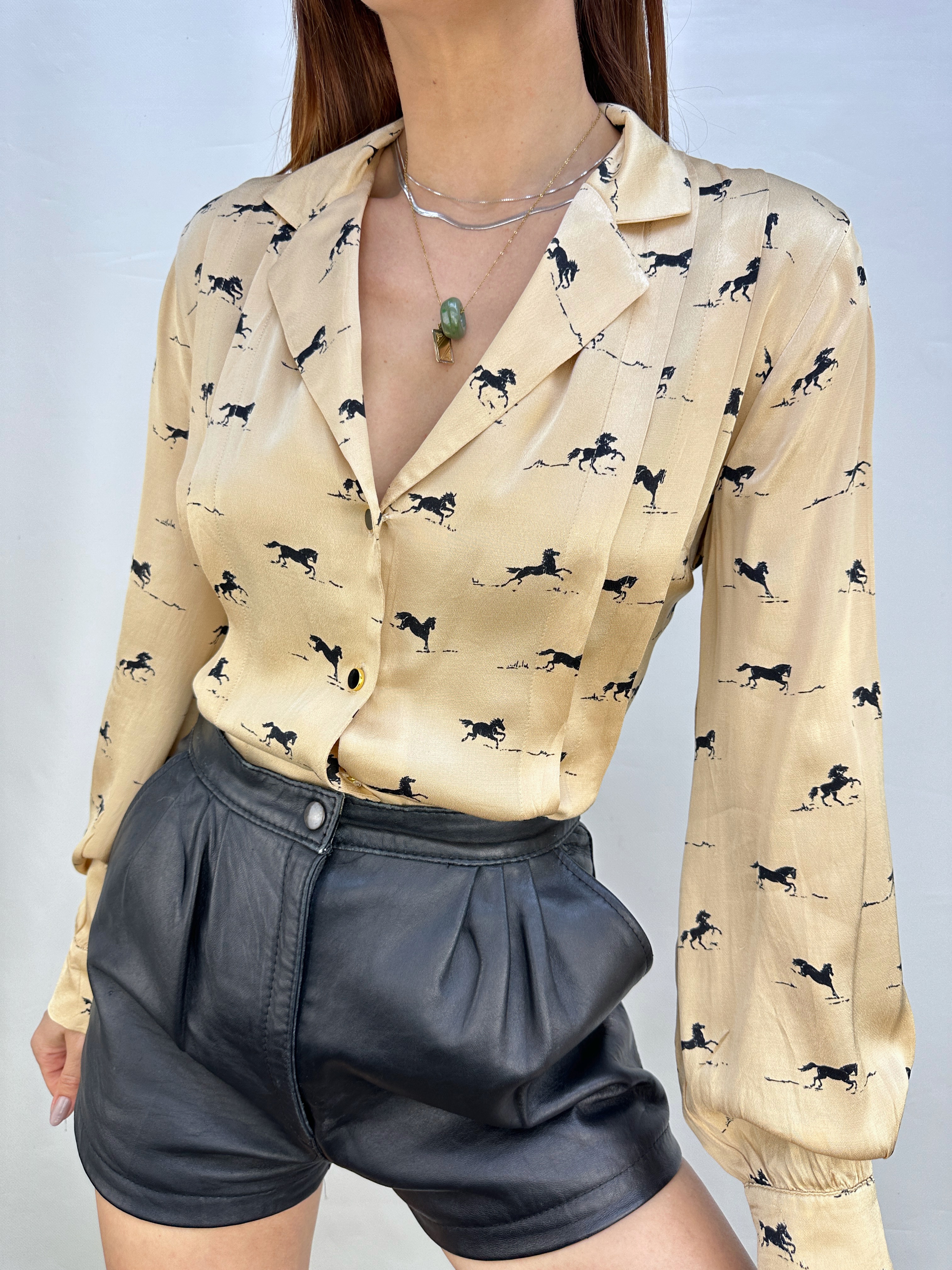 BLUSA ECUESTRE TOPSHOP I XS-S 1