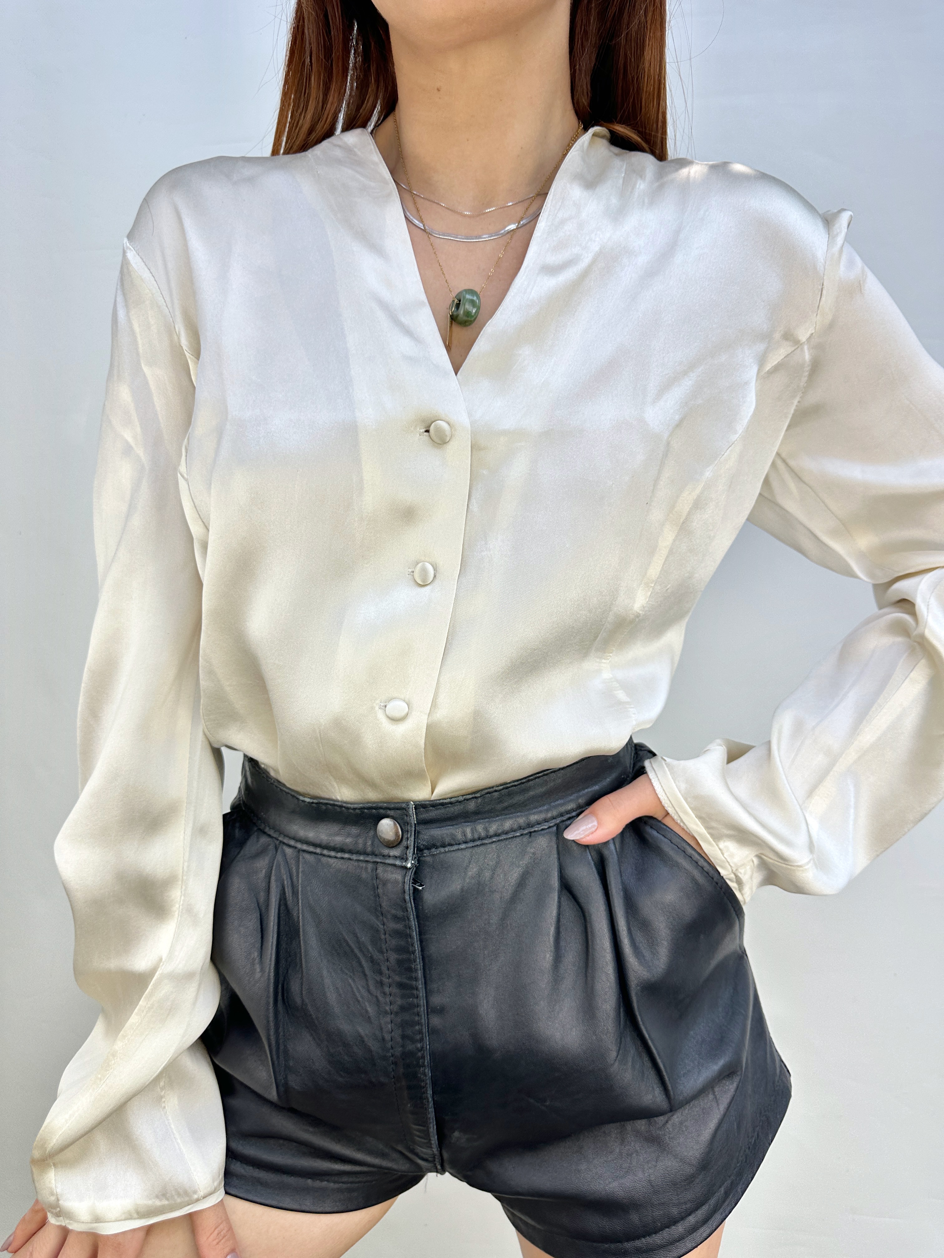 BLUSA SEDA CHARTER CLUB I M 5