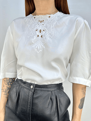 BLUSA VINTAGE BORDADA I M-L 