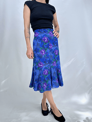 FALDA SEDA VINTAGE I M-L