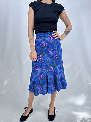 FALDA SEDA VINTAGE I M-L