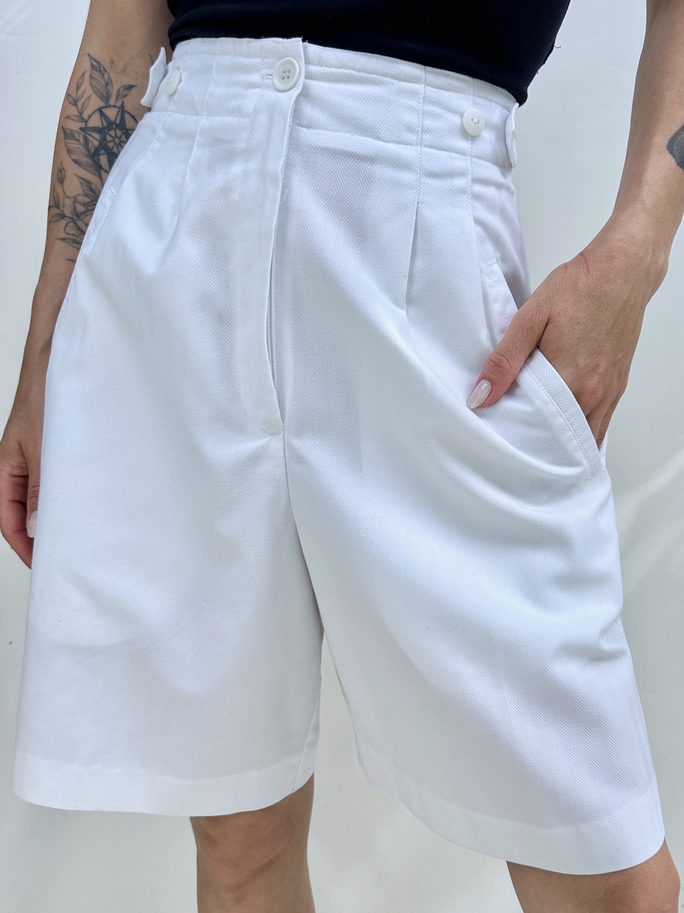 SHORT VINTAGE BLANCO I S 1