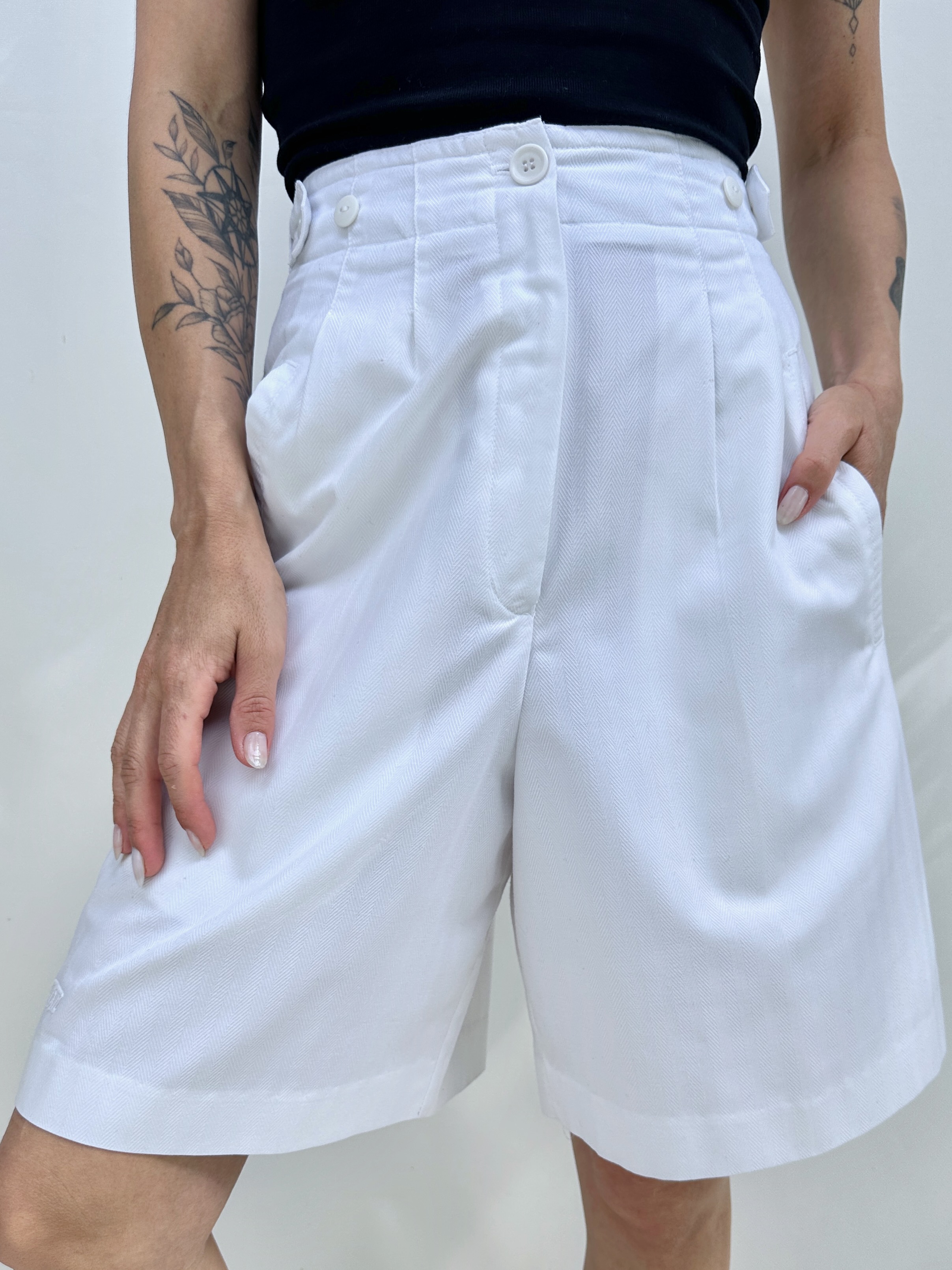 SHORT VINTAGE BLANCO I S 4