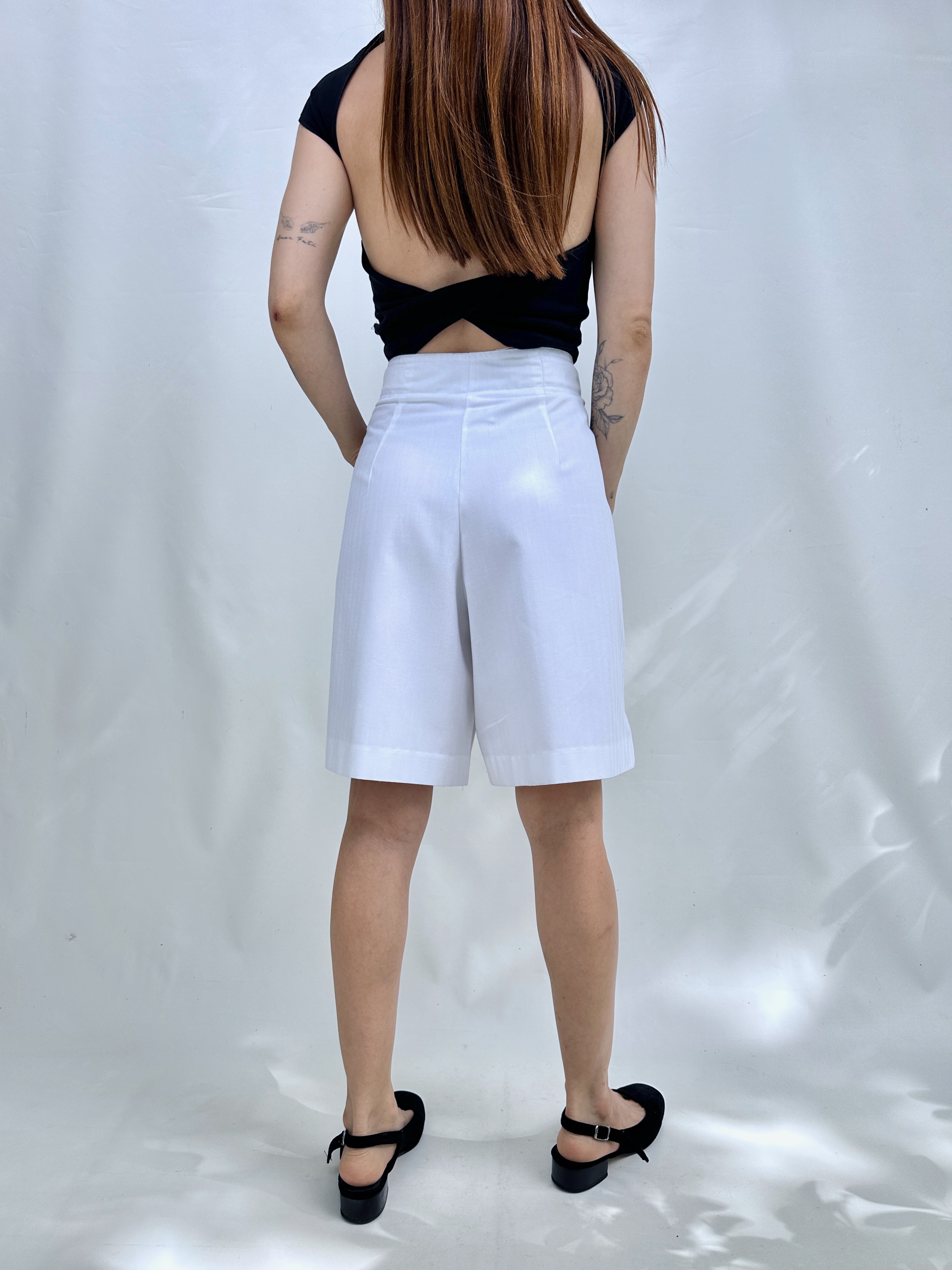 SHORT VINTAGE BLANCO I S 6