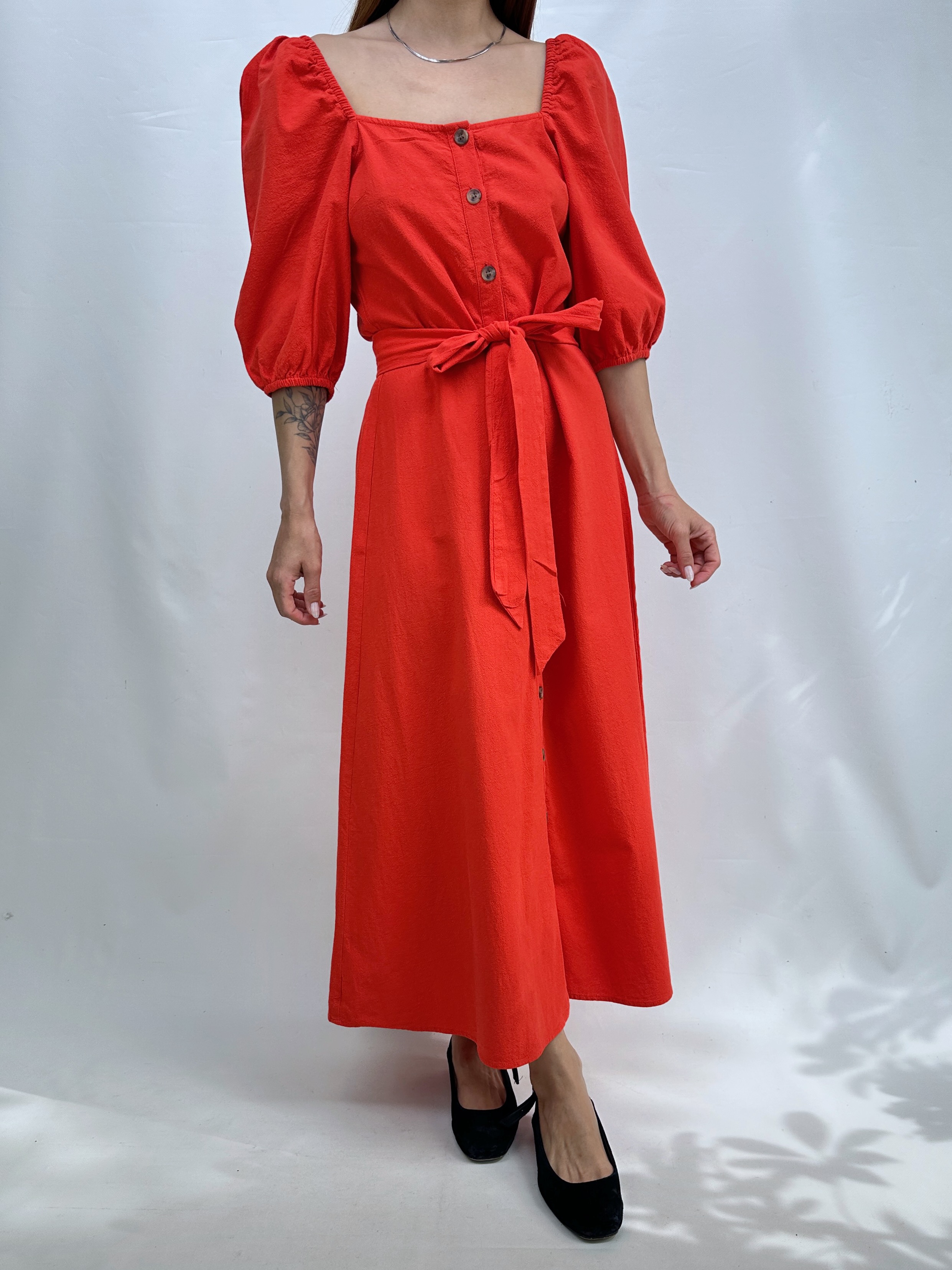 VESTIDO CORAL ALGODÓN I S 7