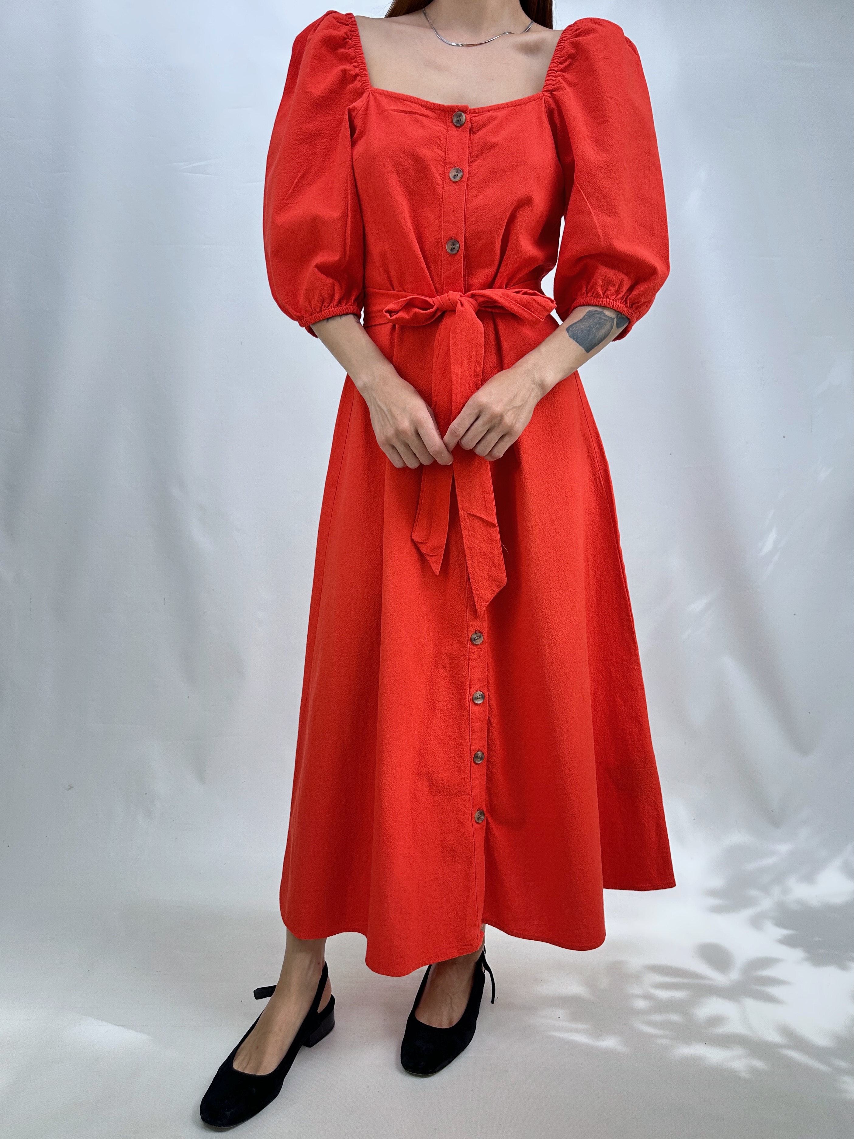 VESTIDO CORAL ALGODÓN I S 4