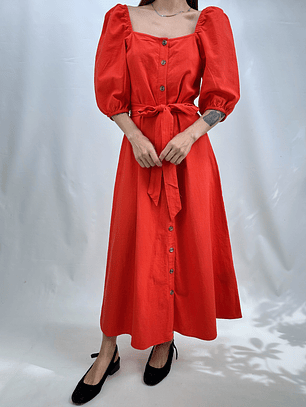 VESTIDO CORAL ALGODÓN I S