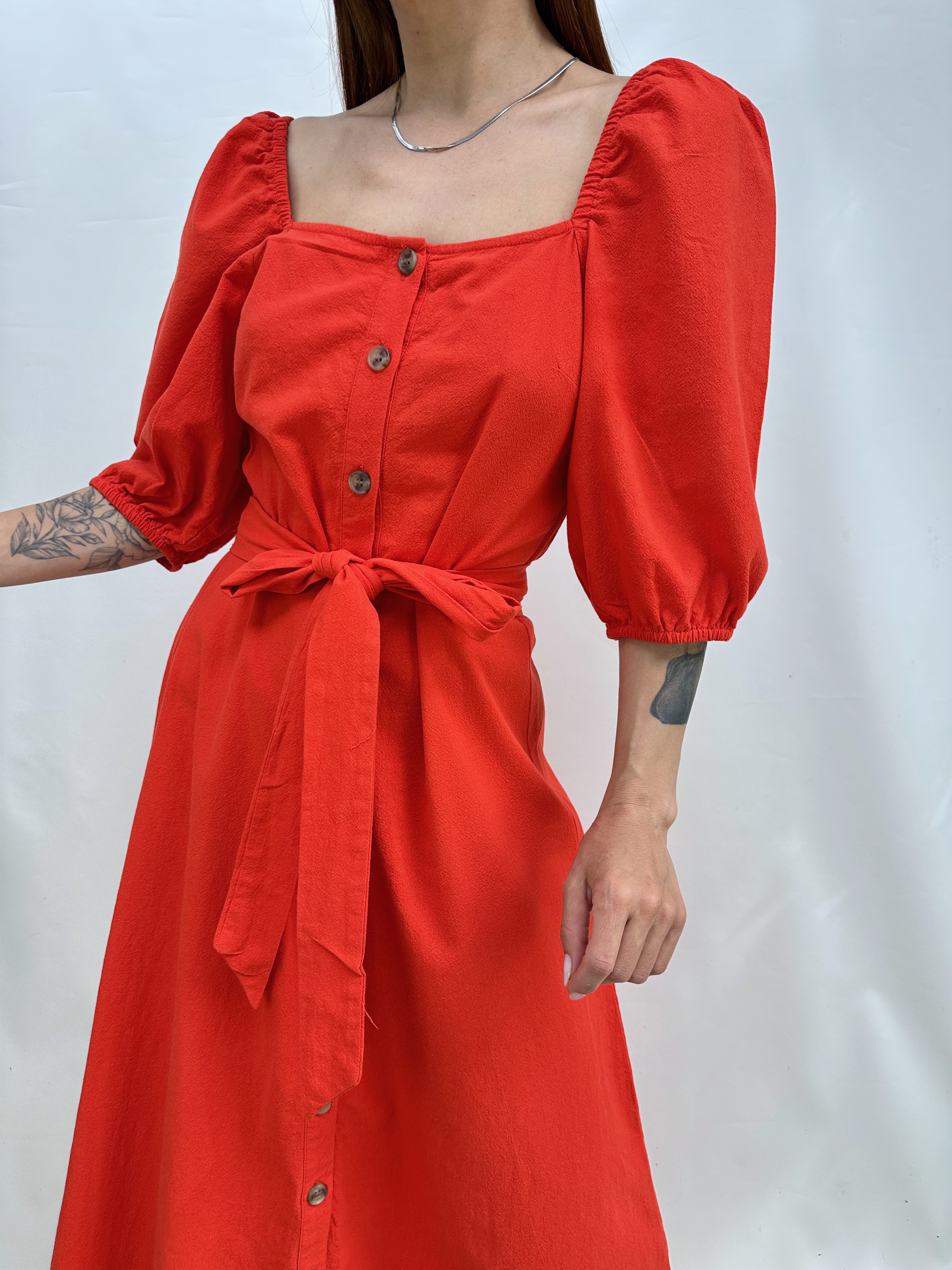 VESTIDO CORAL ALGODÓN I S 9