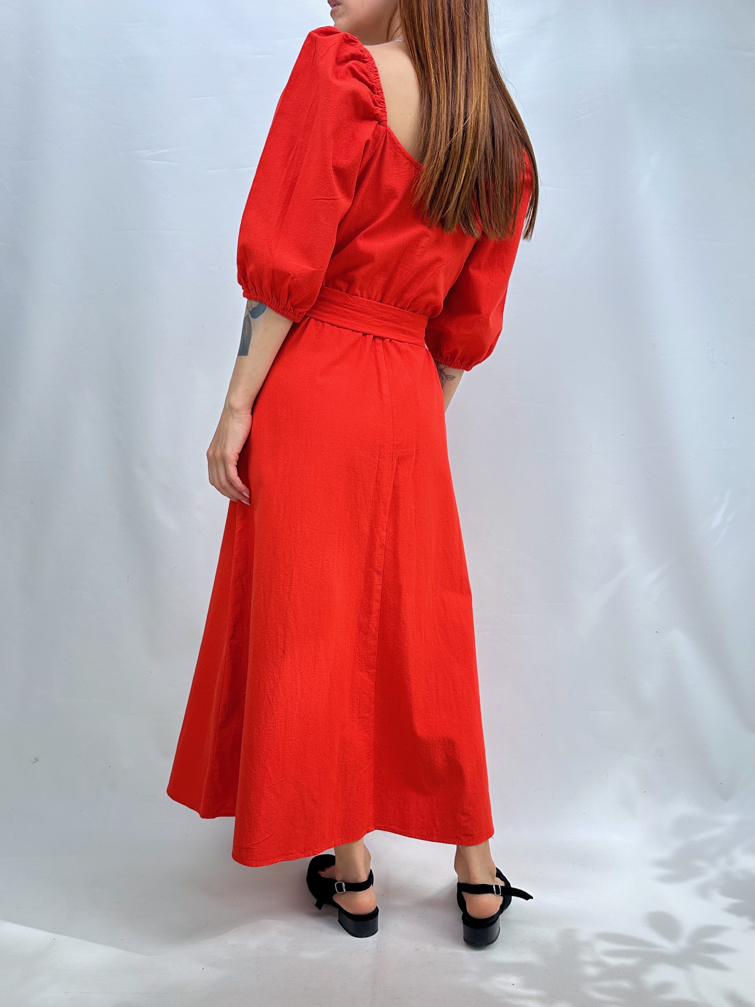 VESTIDO CORAL ALGODÓN I S 10