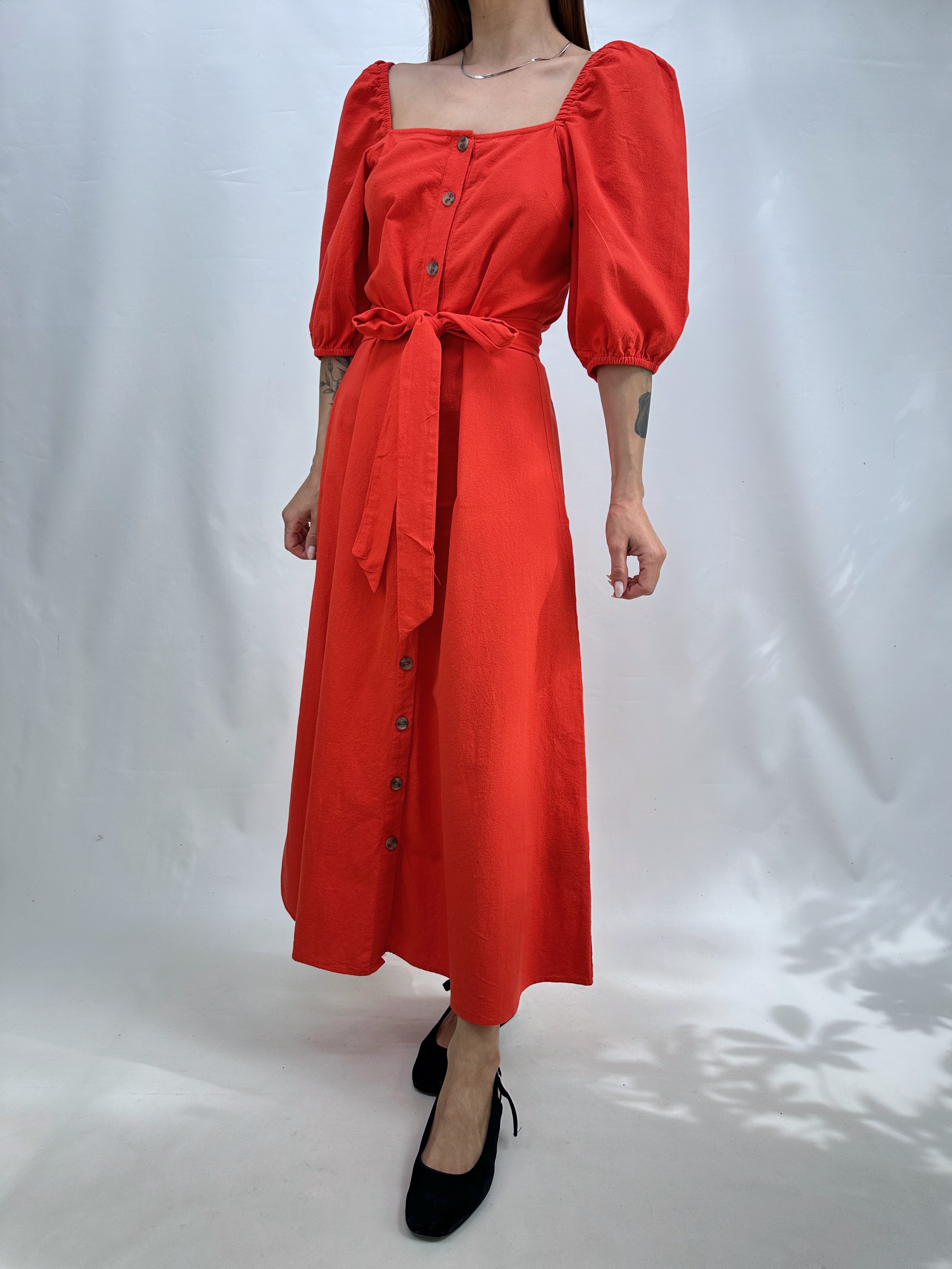 VESTIDO CORAL ALGODÓN I S 2