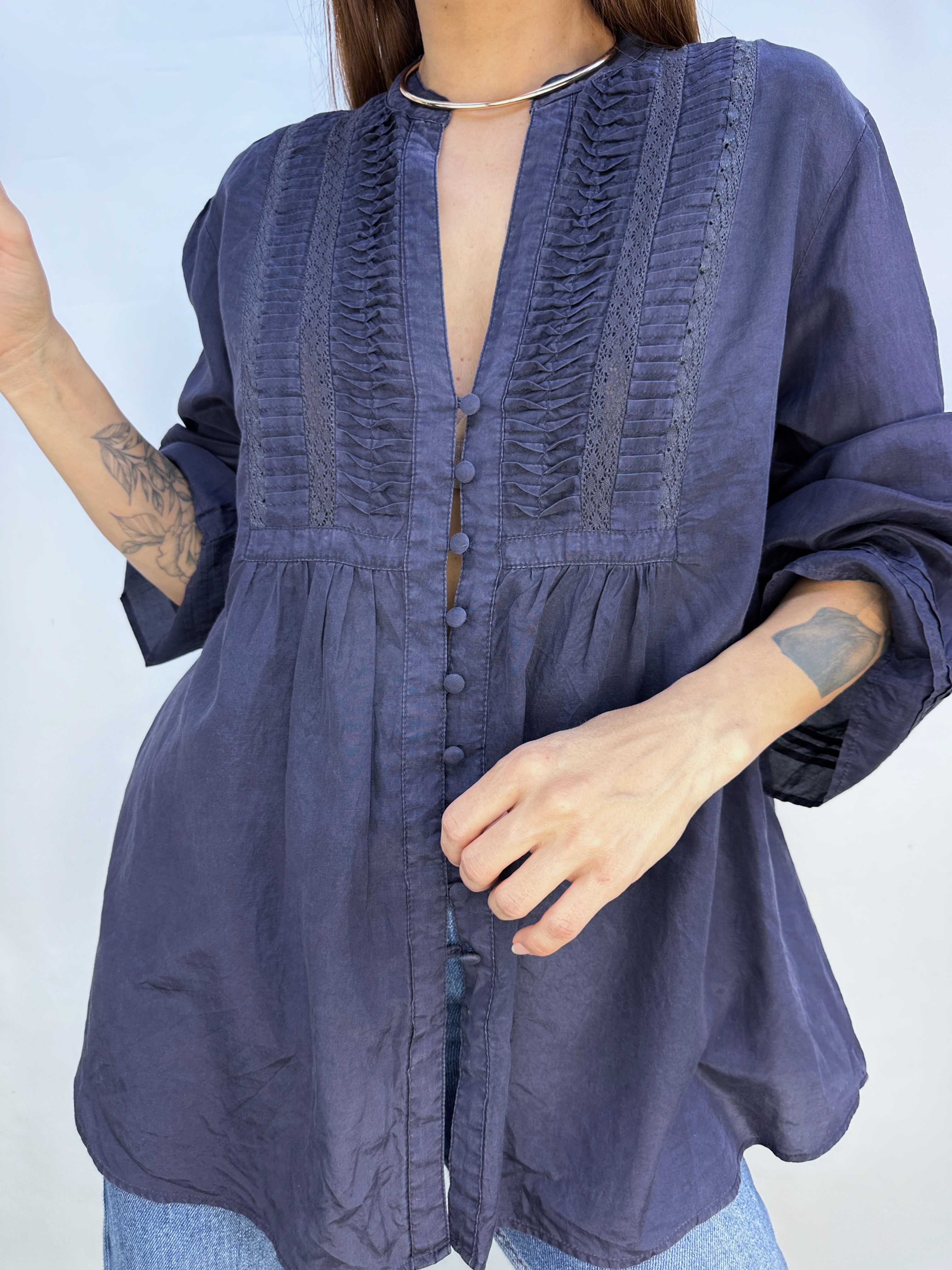 BLUSA ALGODÓN-SEDA I L  4