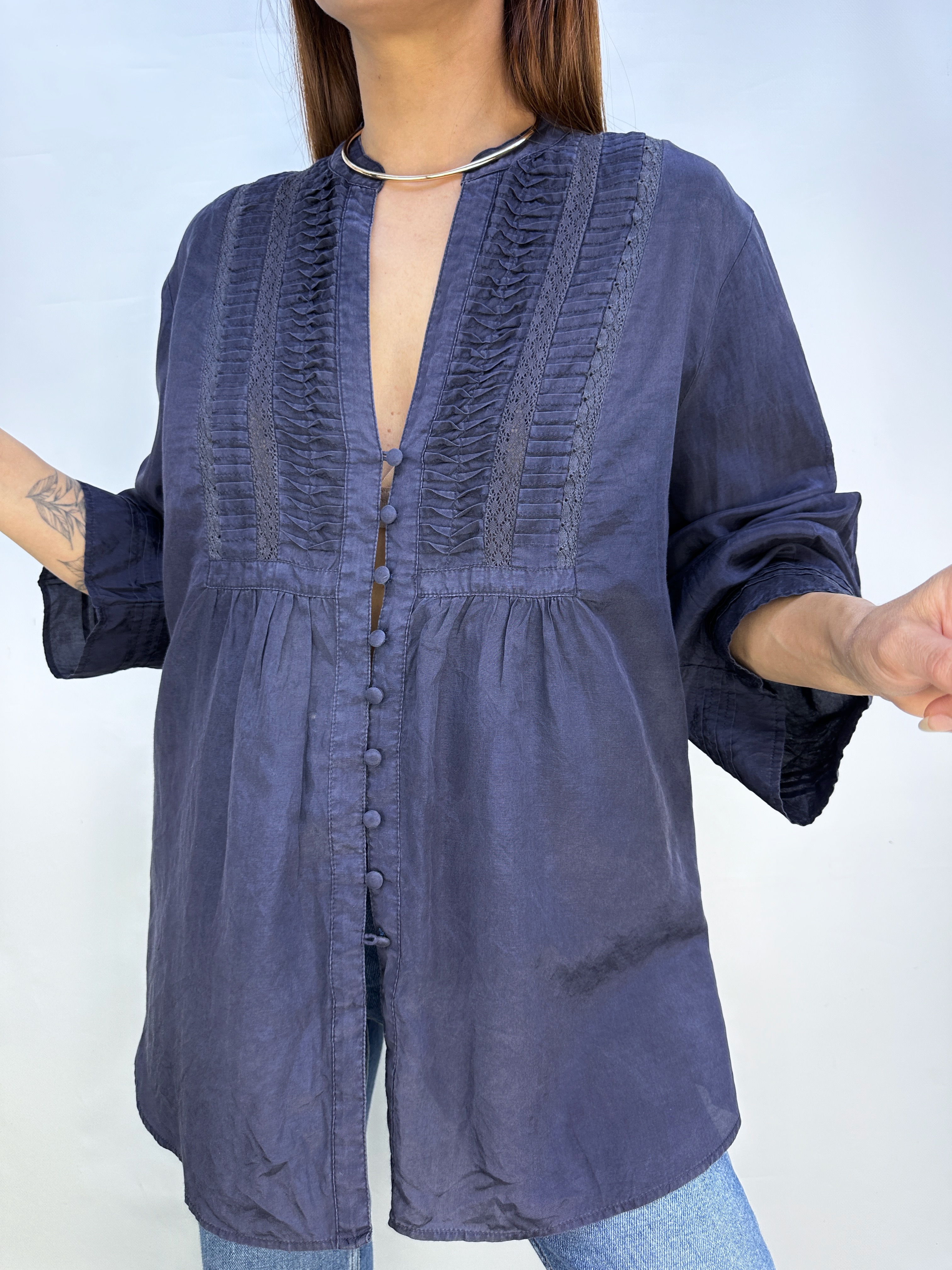 BLUSA ALGODÓN-SEDA I L  2