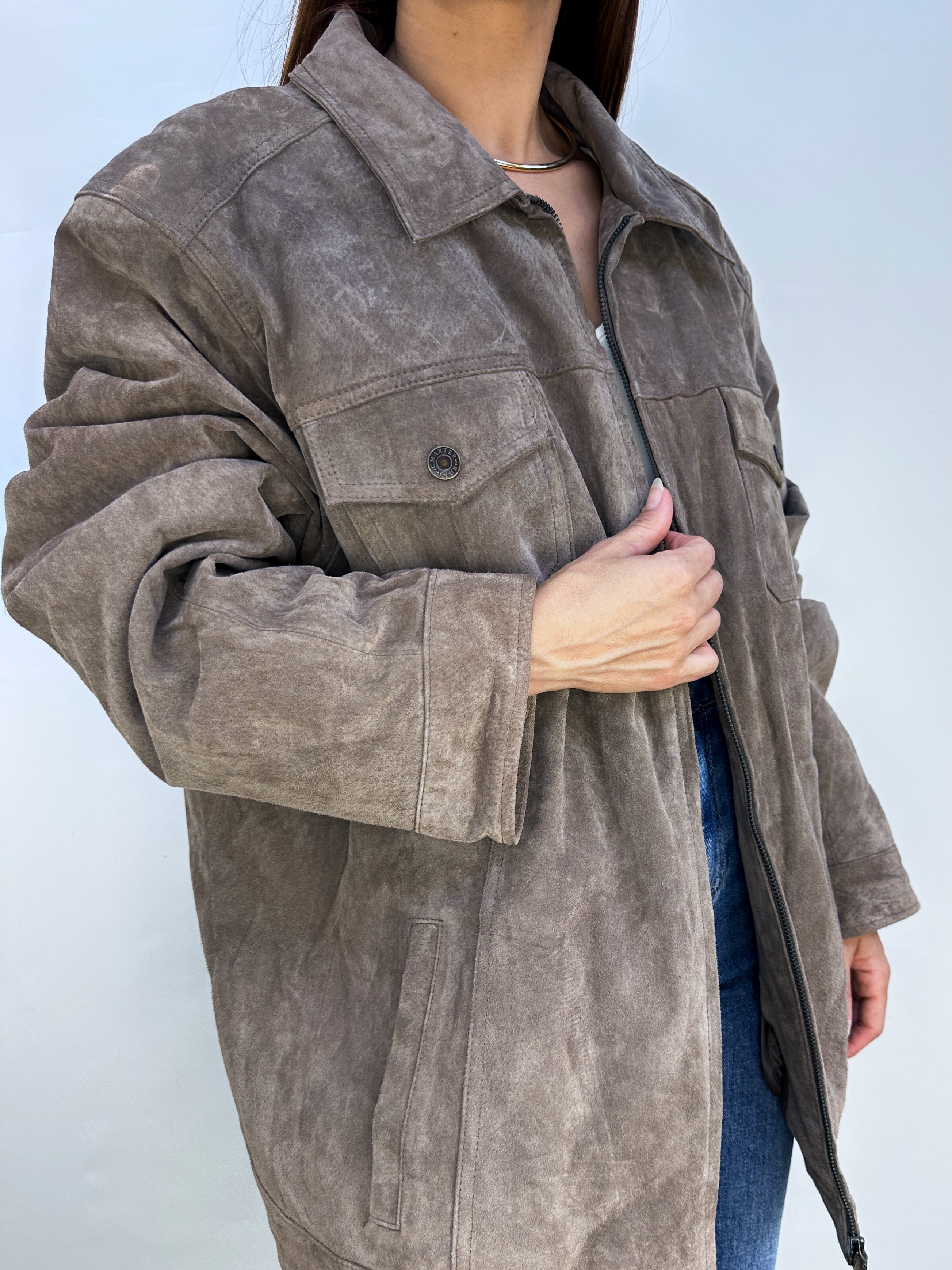 CHAQUETA GAMUZA CHARTER CLUB I XL-3XL 2