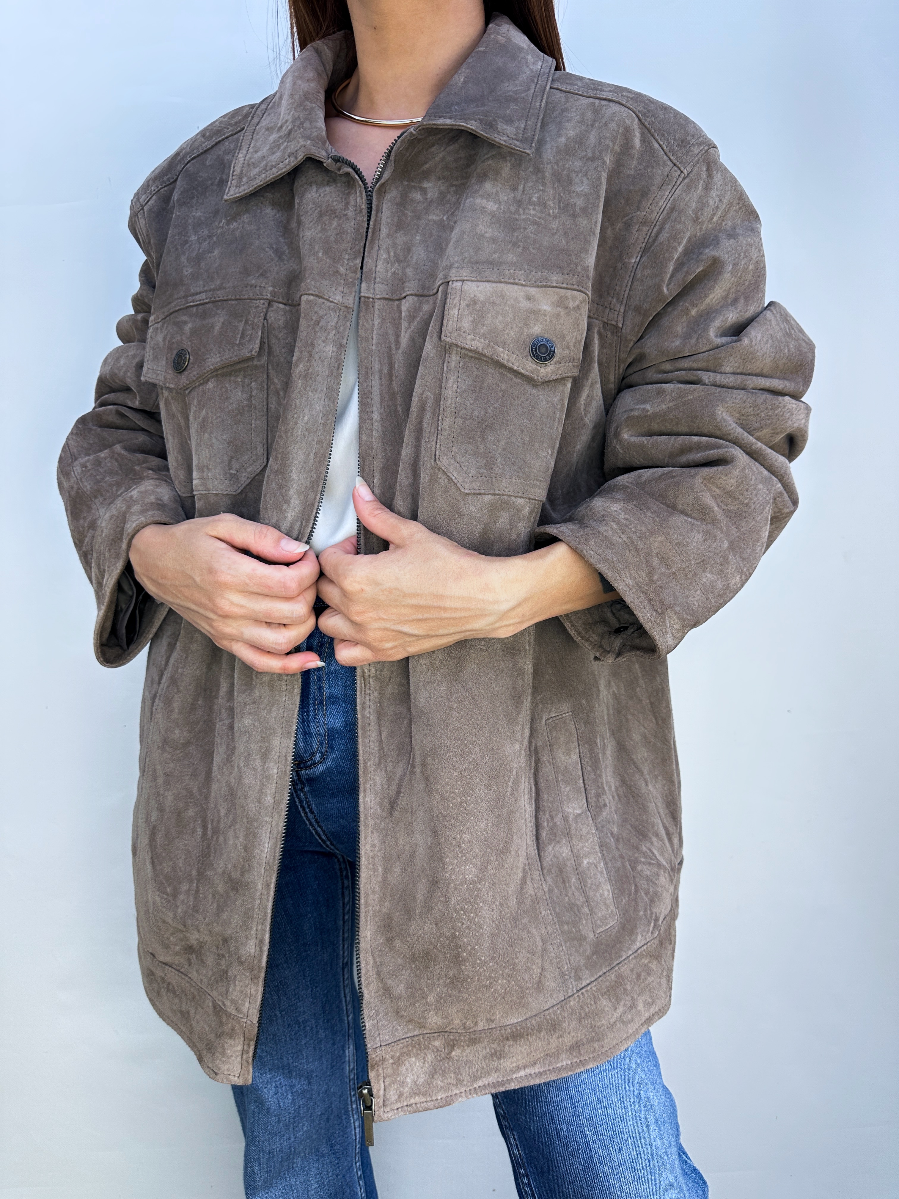 CHAQUETA GAMUZA CHARTER CLUB I XL-3XL 1