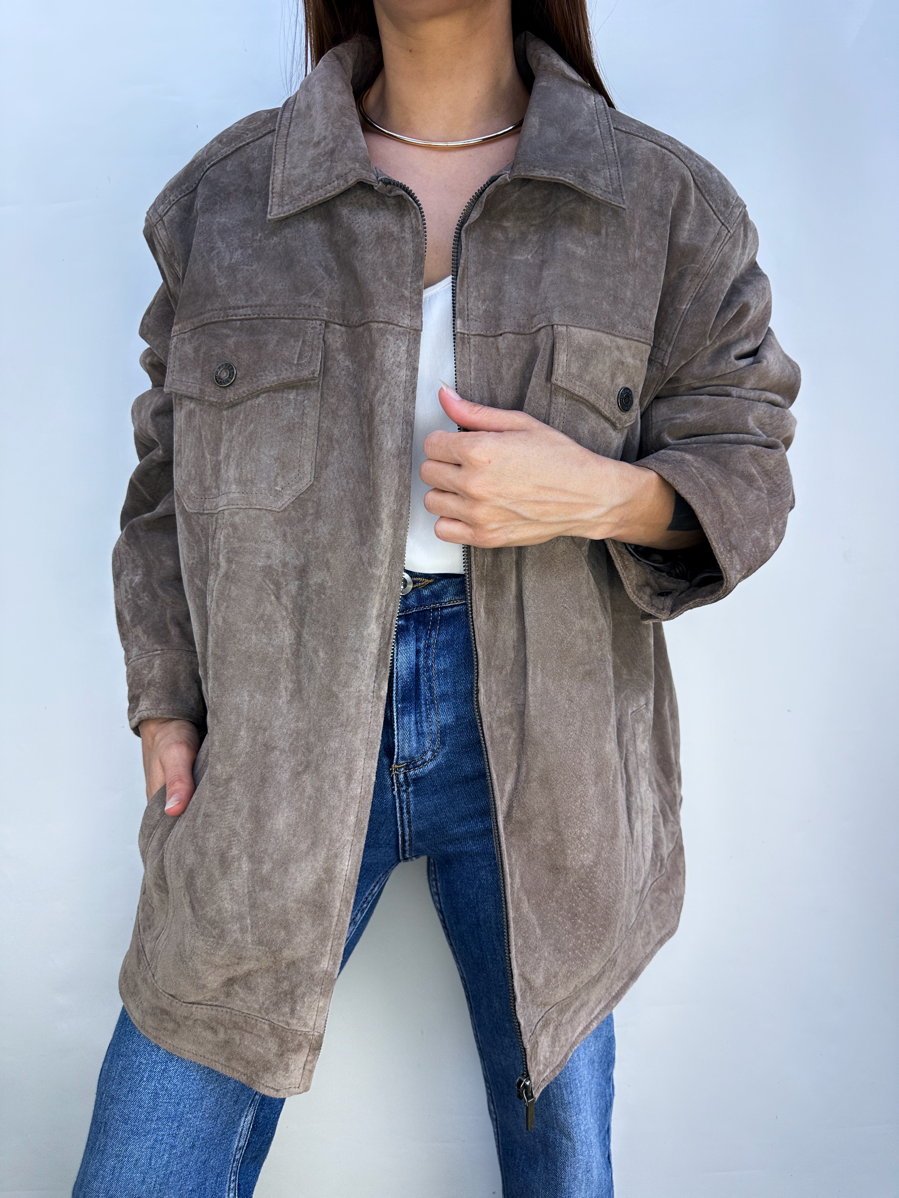 CHAQUETA GAMUZA CHARTER CLUB I XL-3XL 8