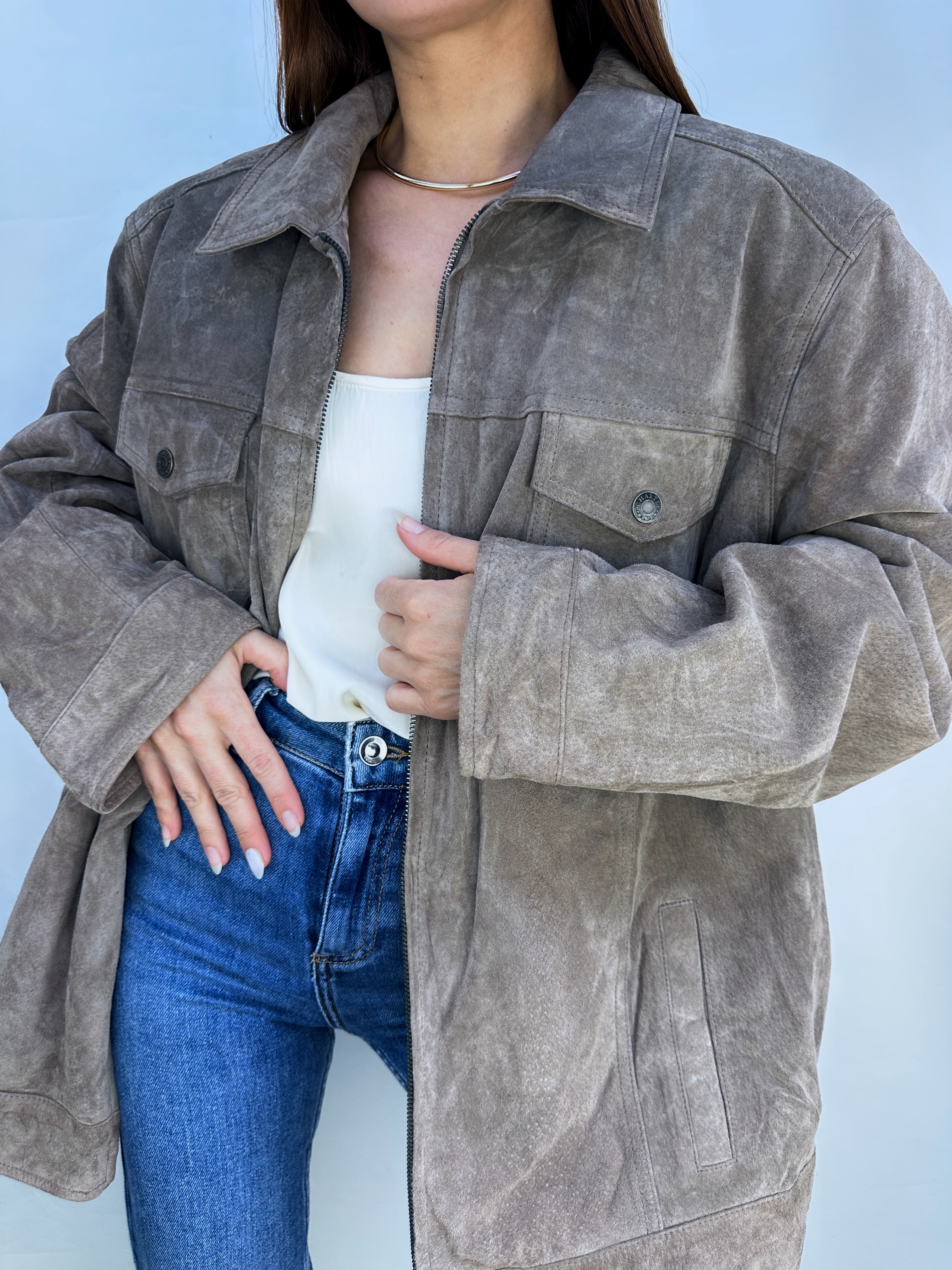 CHAQUETA GAMUZA CHARTER CLUB I XL-3XL 9