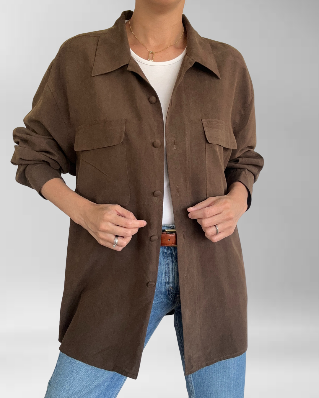 BLUSA CAFÉ SEDA | L-2XL 4