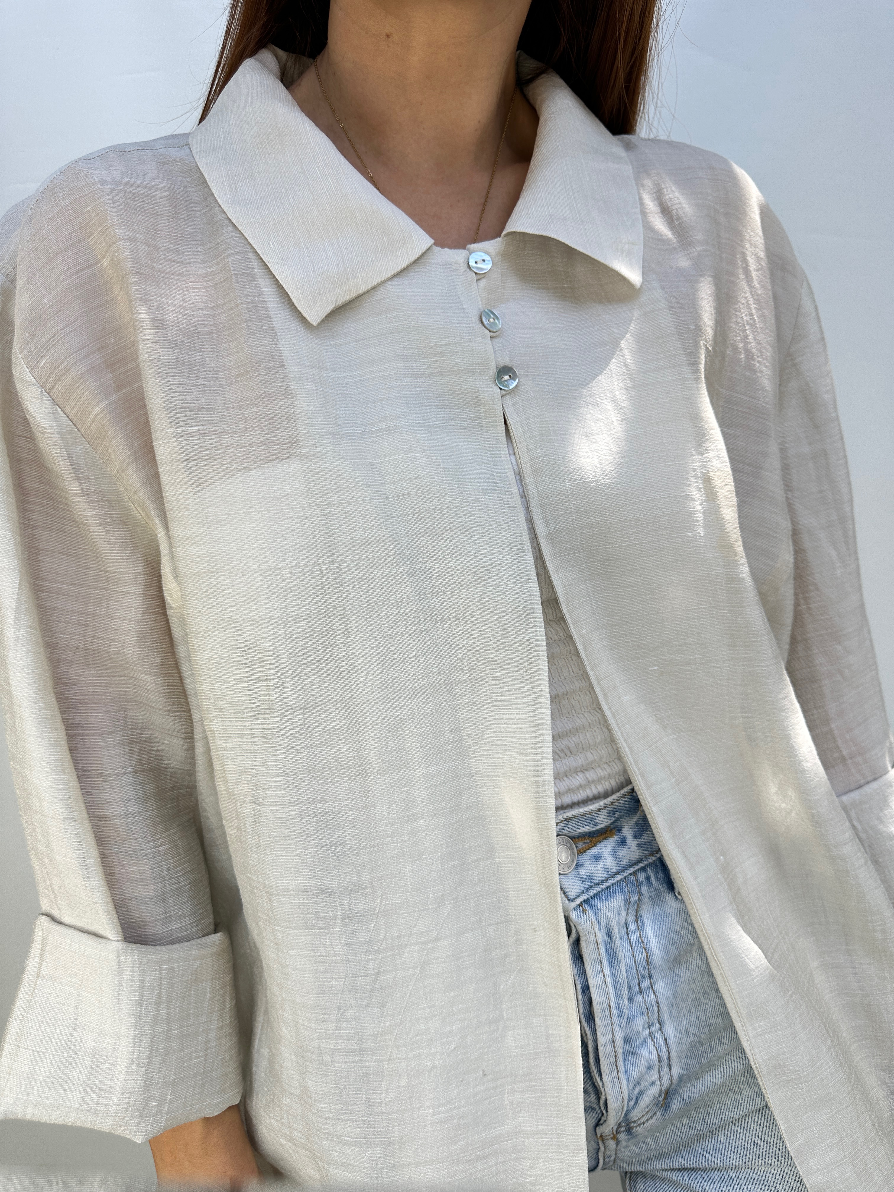 BLUSA LINO-SEDA I XL-3XL 1