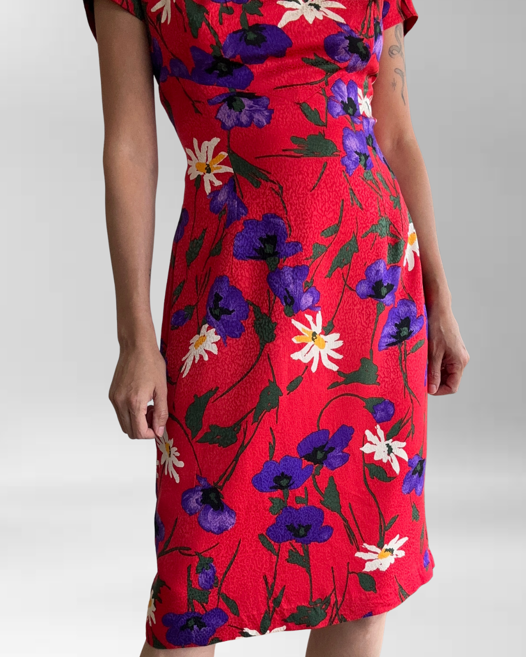 VESTIDO SEDA VINTAGE I L 5